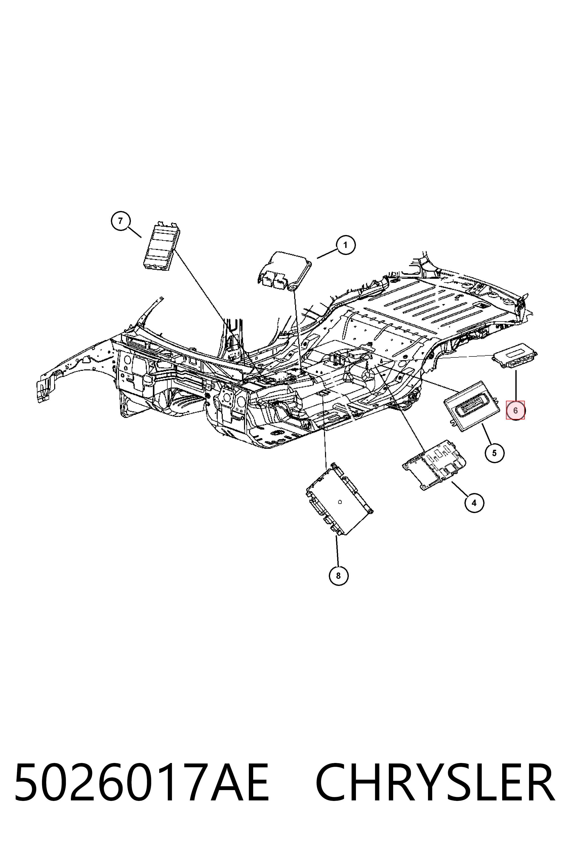 Fiat/Alfa/Lancia K05026017AD цена, от 36.68 USD