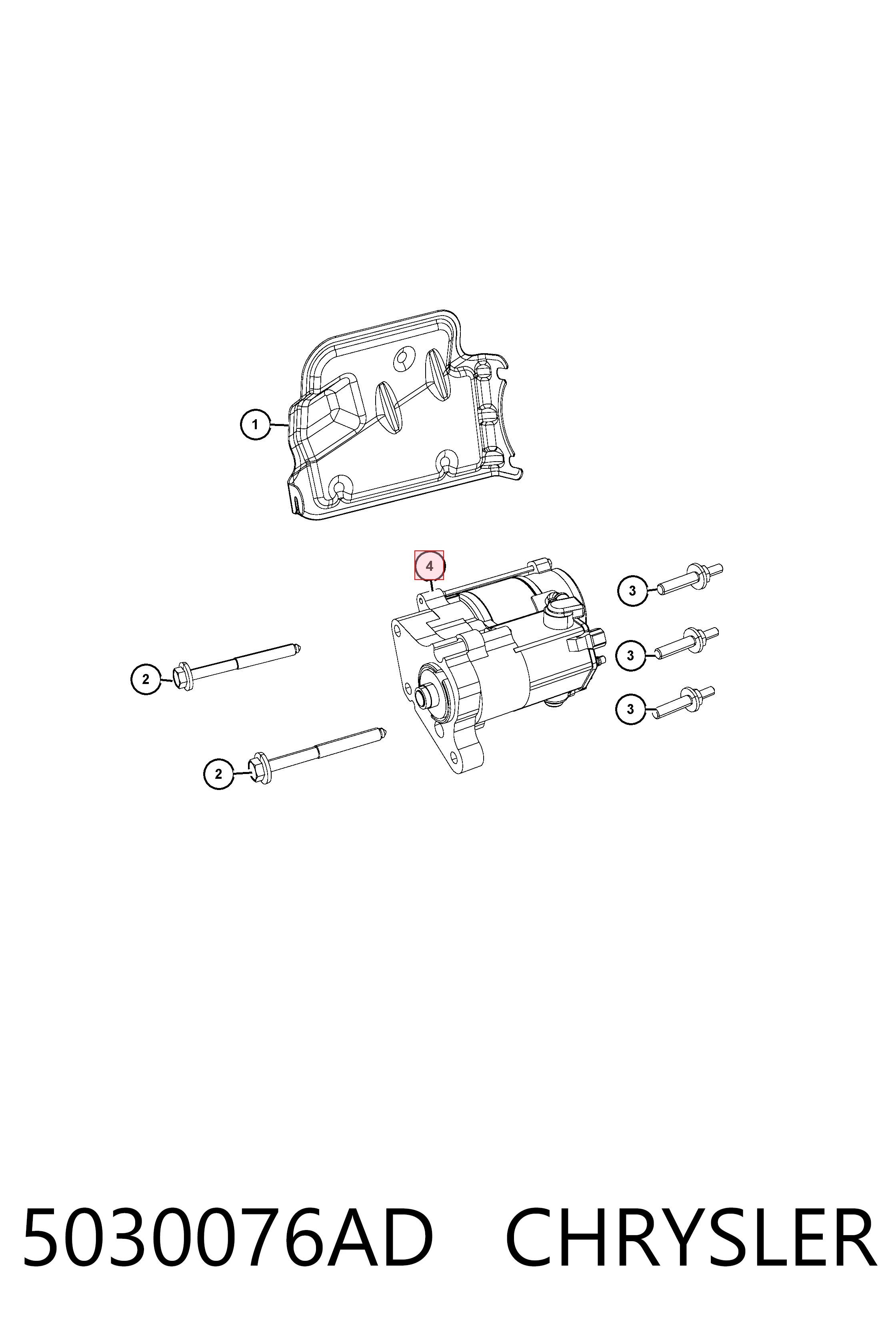 K05030076AC Fiat/Alfa/Lancia Стартер автомобиля