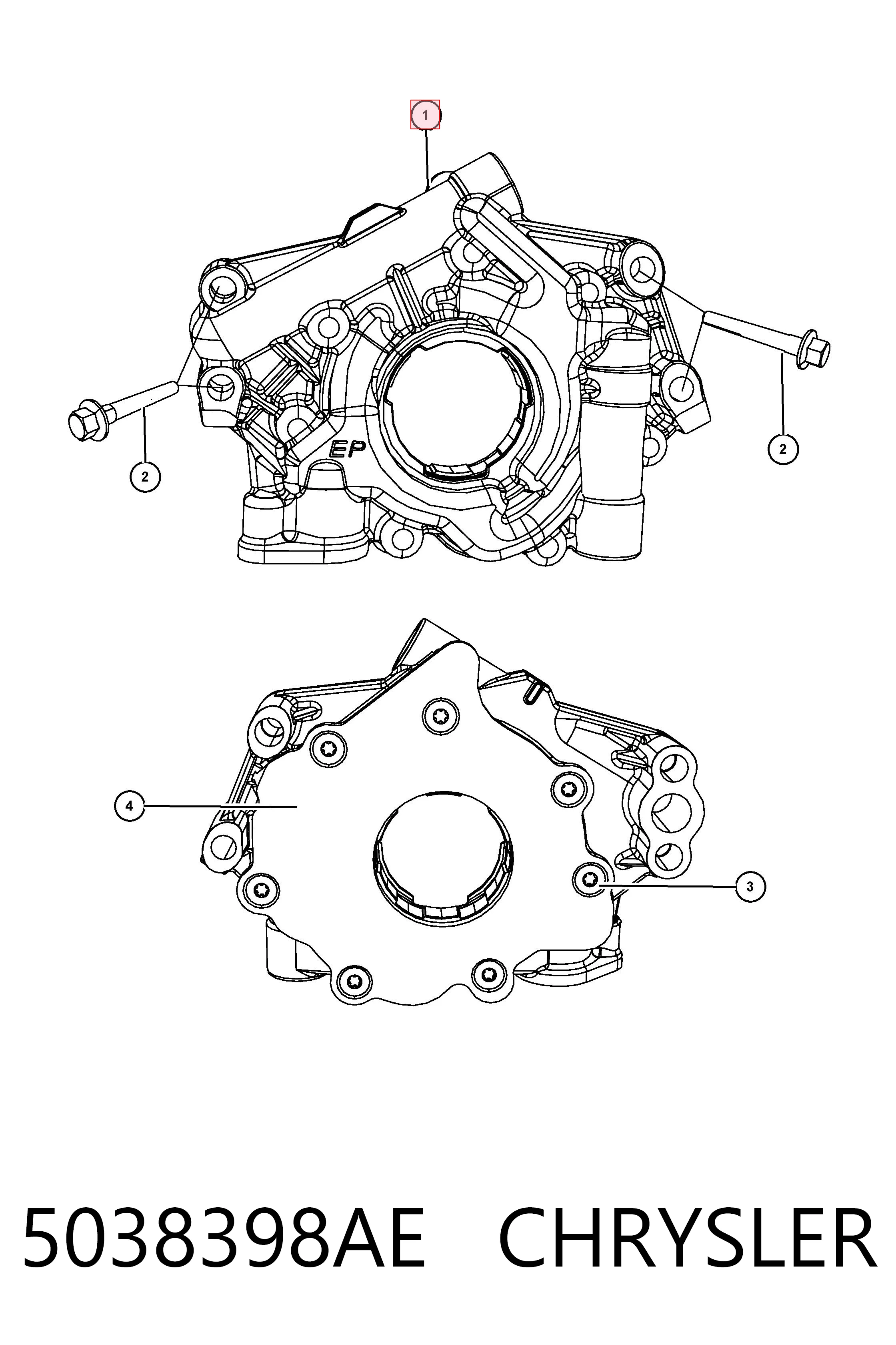 Помпа масляная Melling M462 цена, от  USD