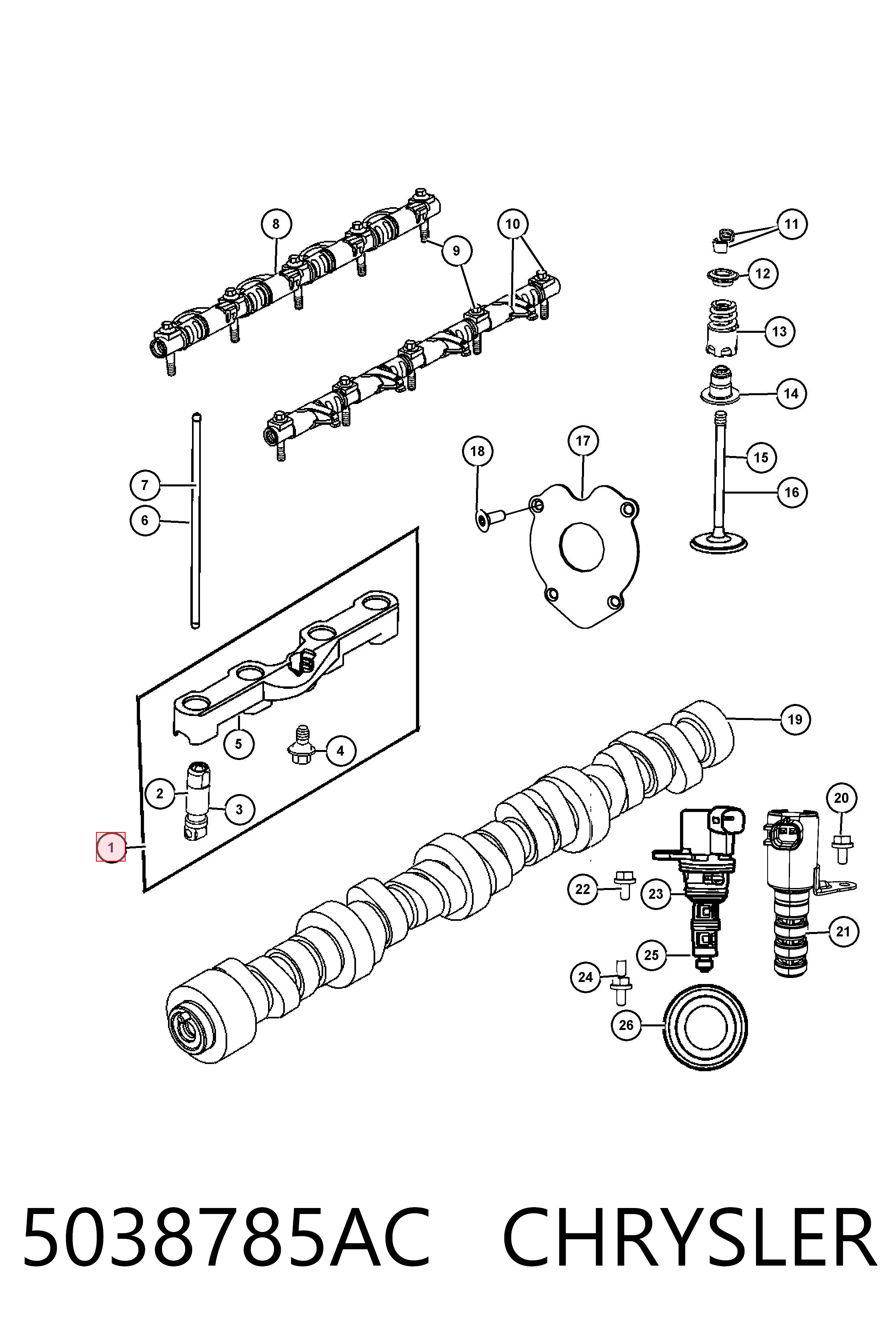 5038785AC Chrysler 
