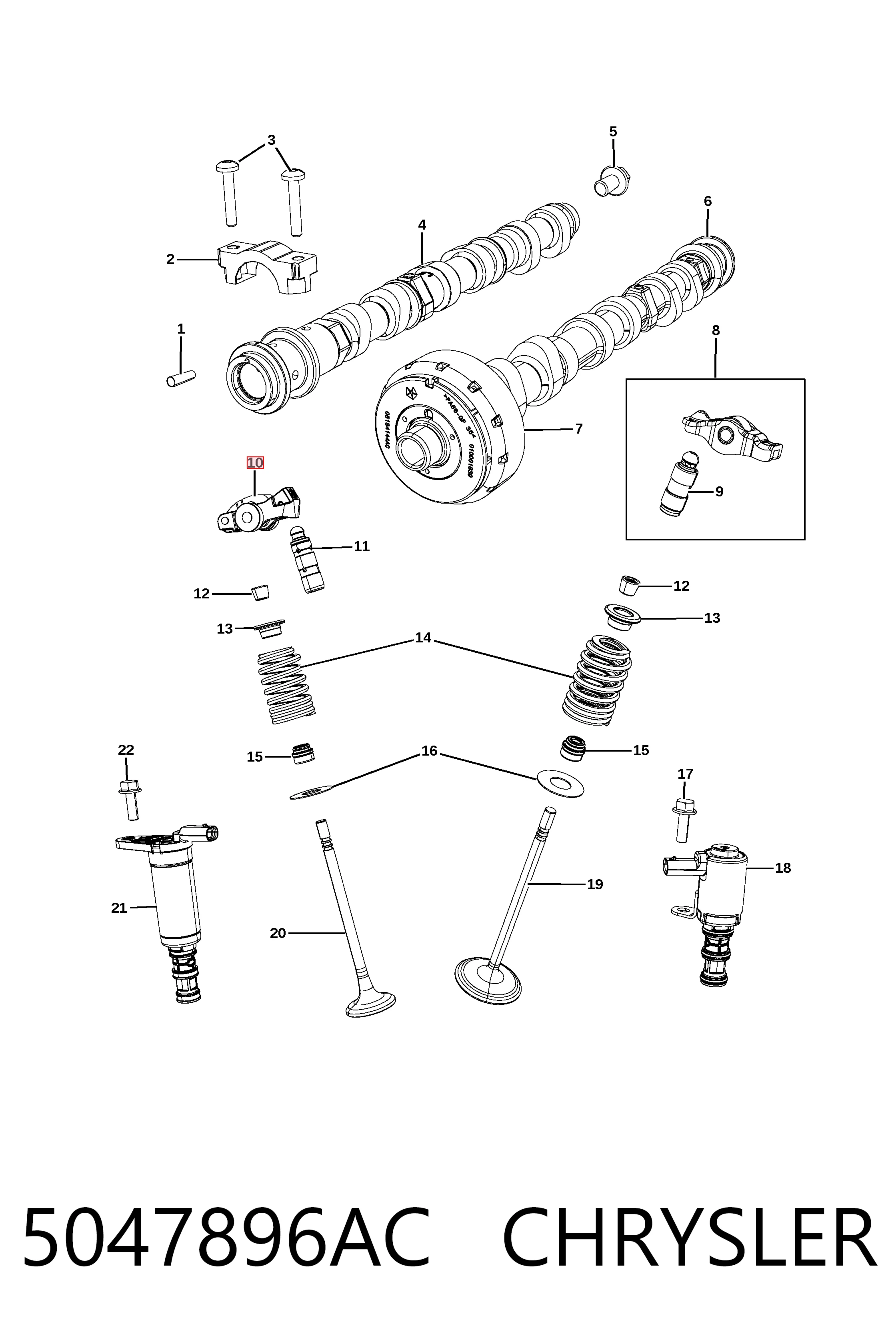 5047896AC Chrysler 