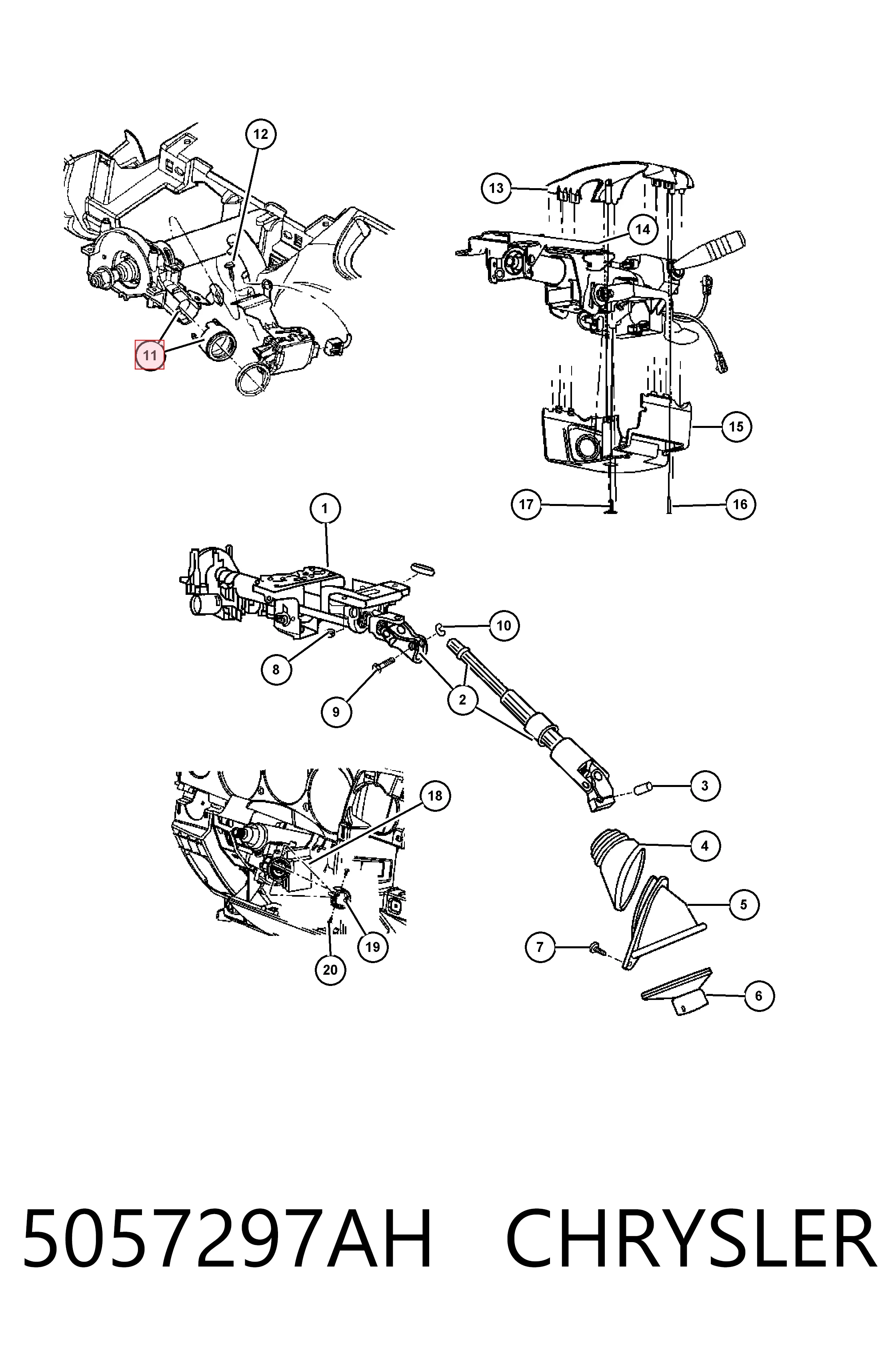 K68054822AB Fiat/Alfa/Lancia