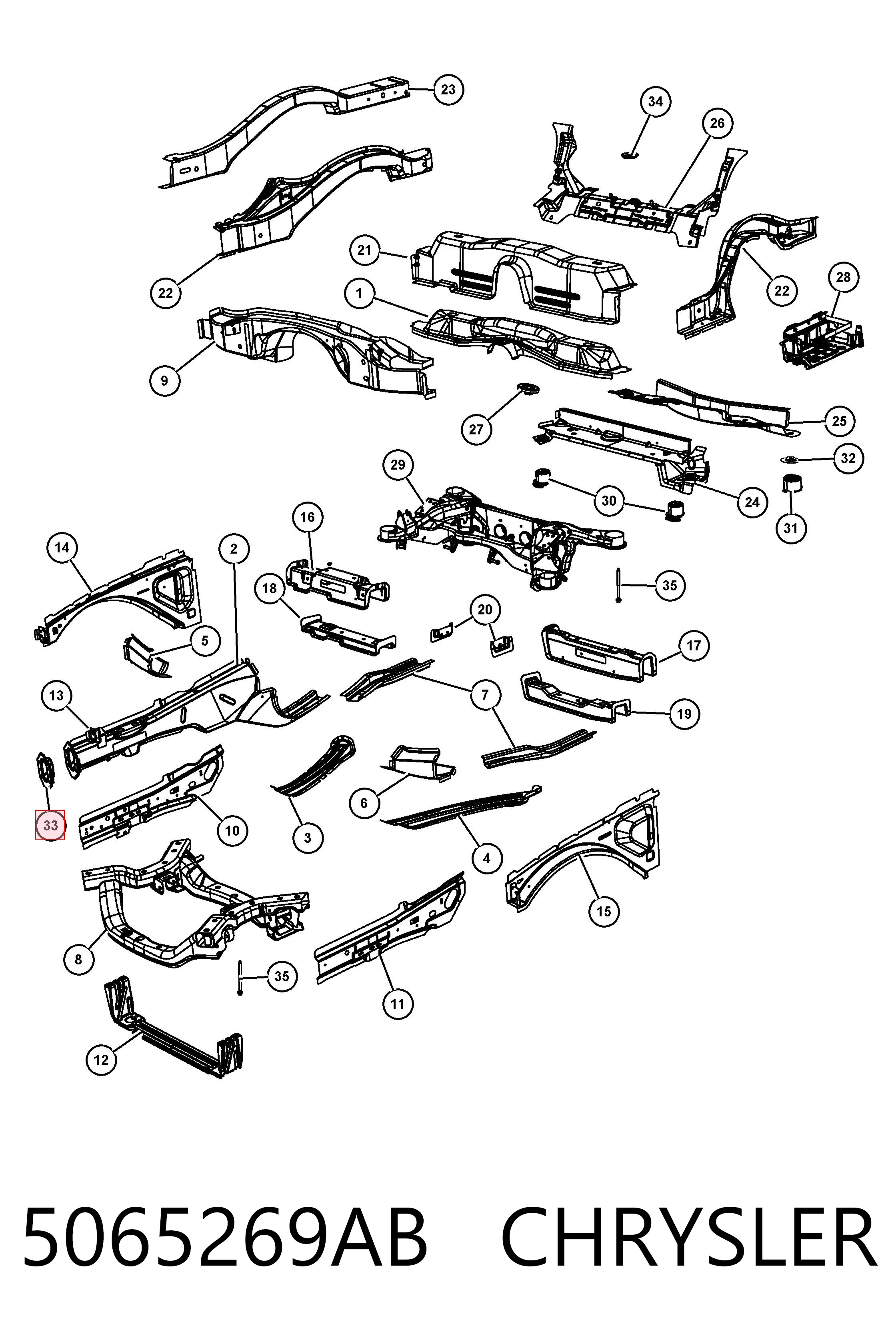 5065269AB Chrysler 