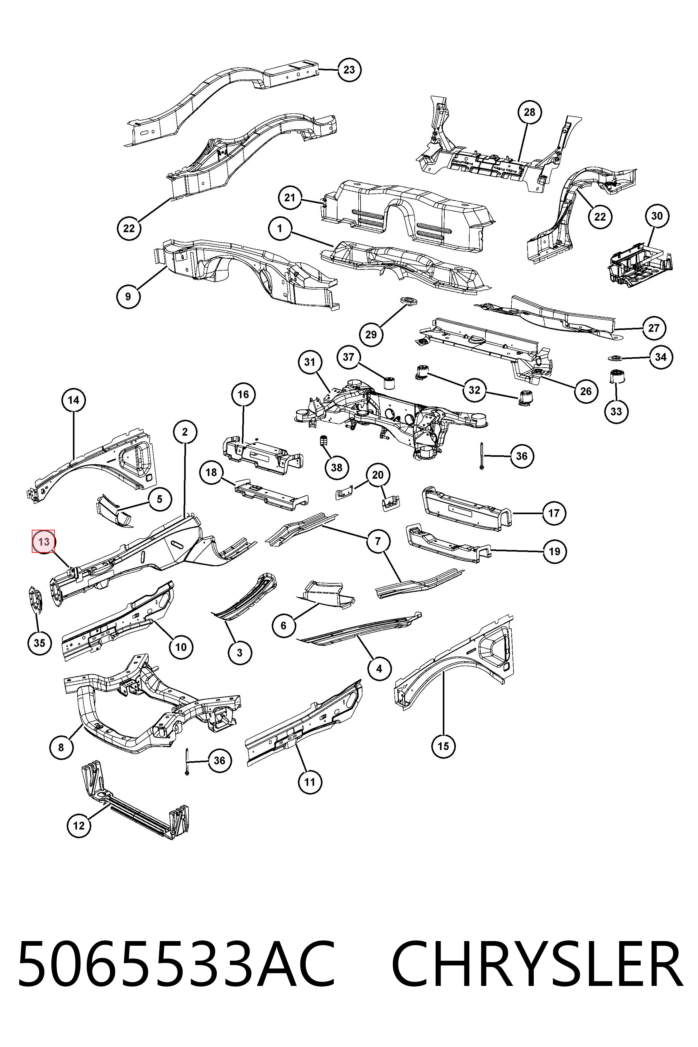 5065533AC Chrysler 