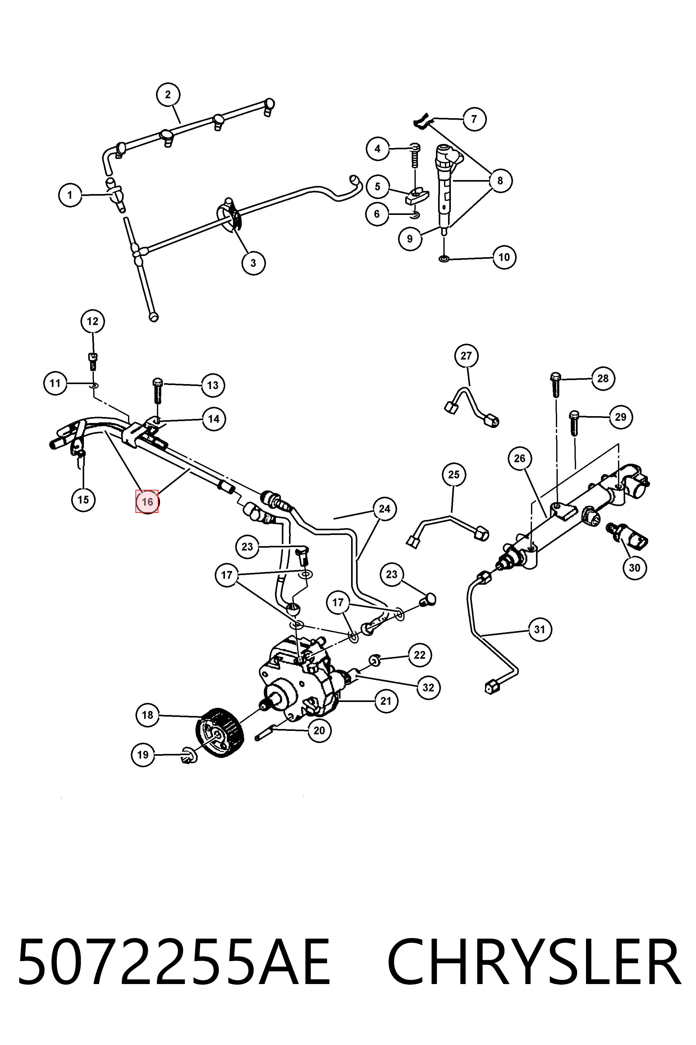 K05072255AD Fiat/Alfa/Lancia 