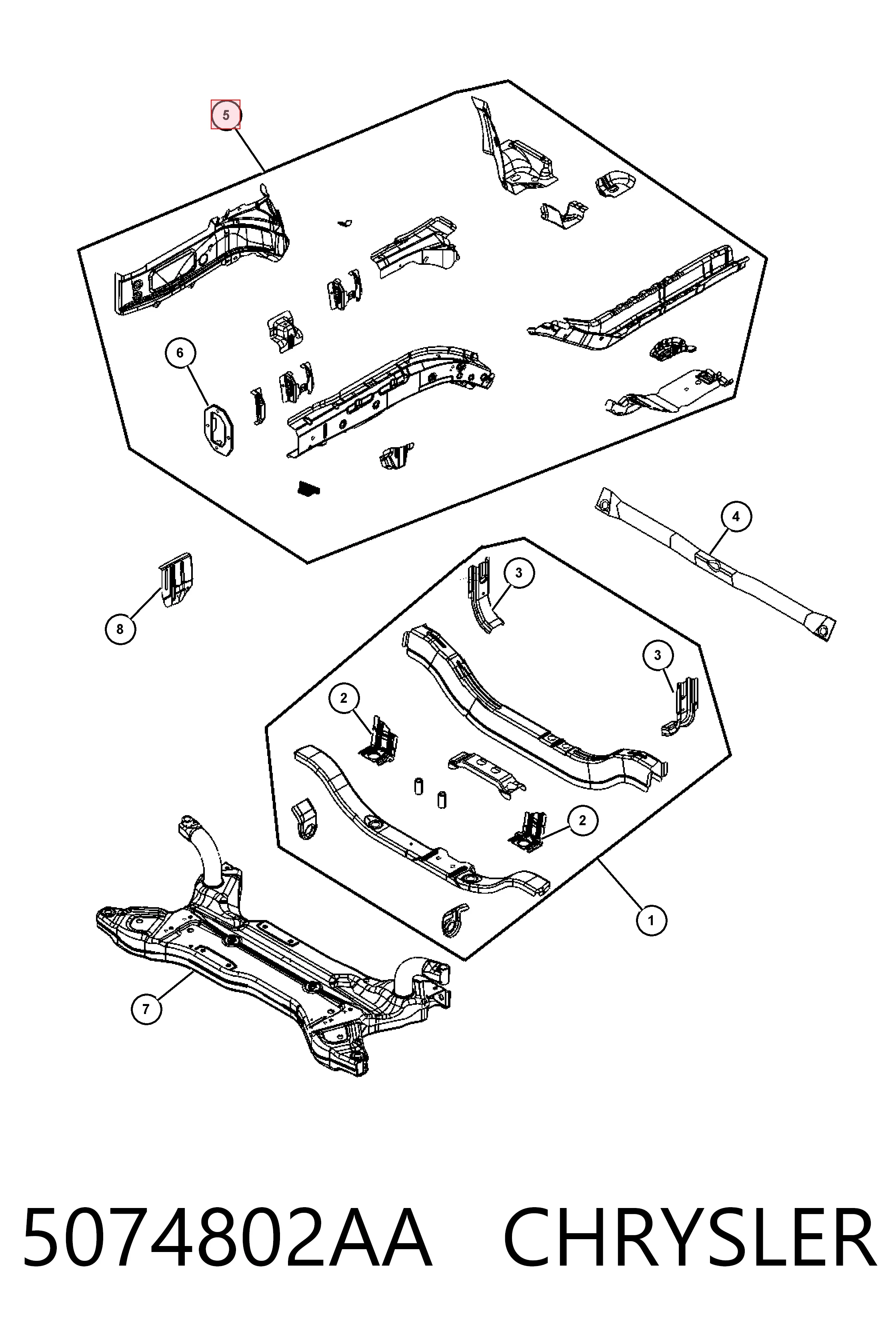 K05074802AE Fiat/Alfa/Lancia 
