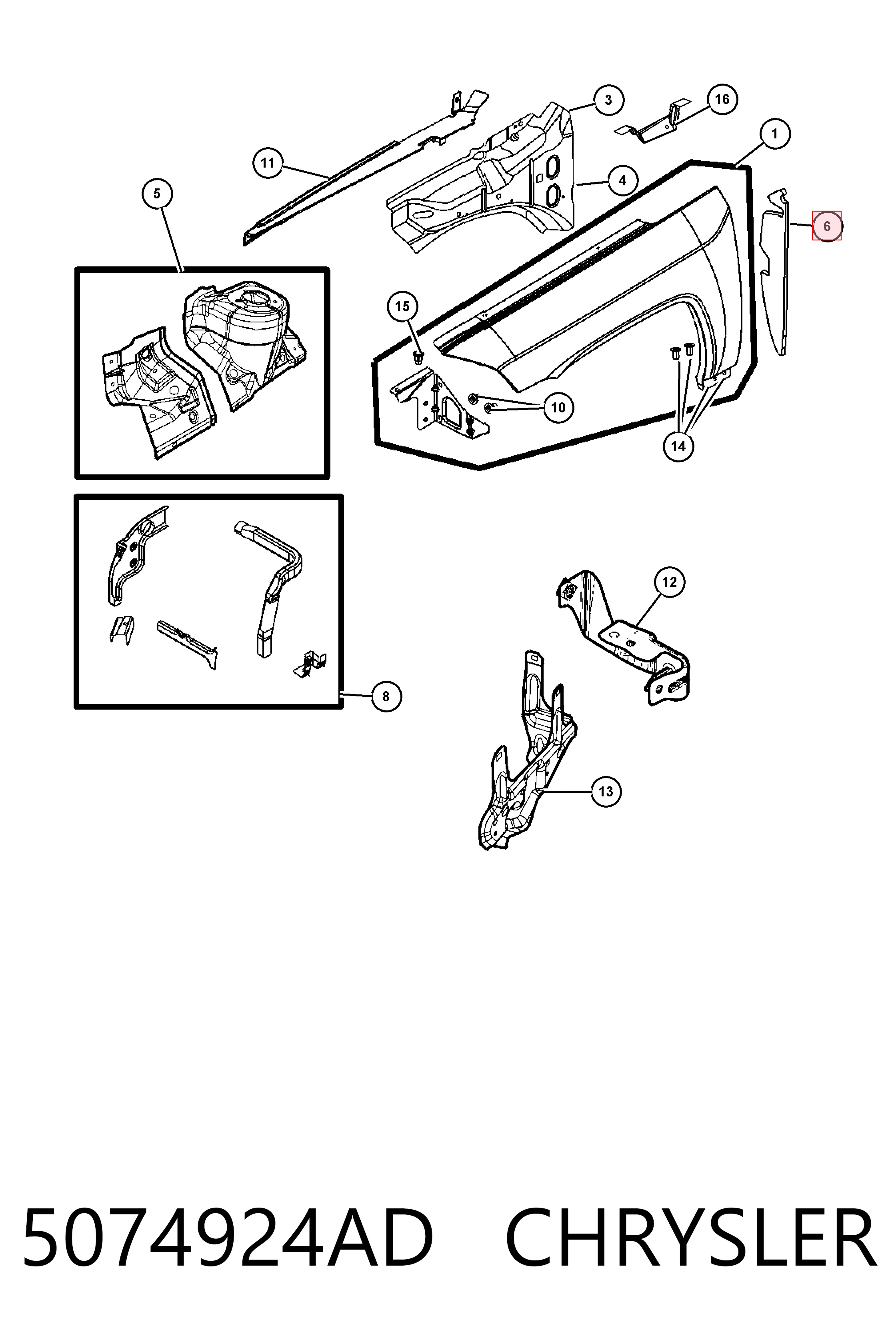 K05074924AE Fiat/Alfa/Lancia 