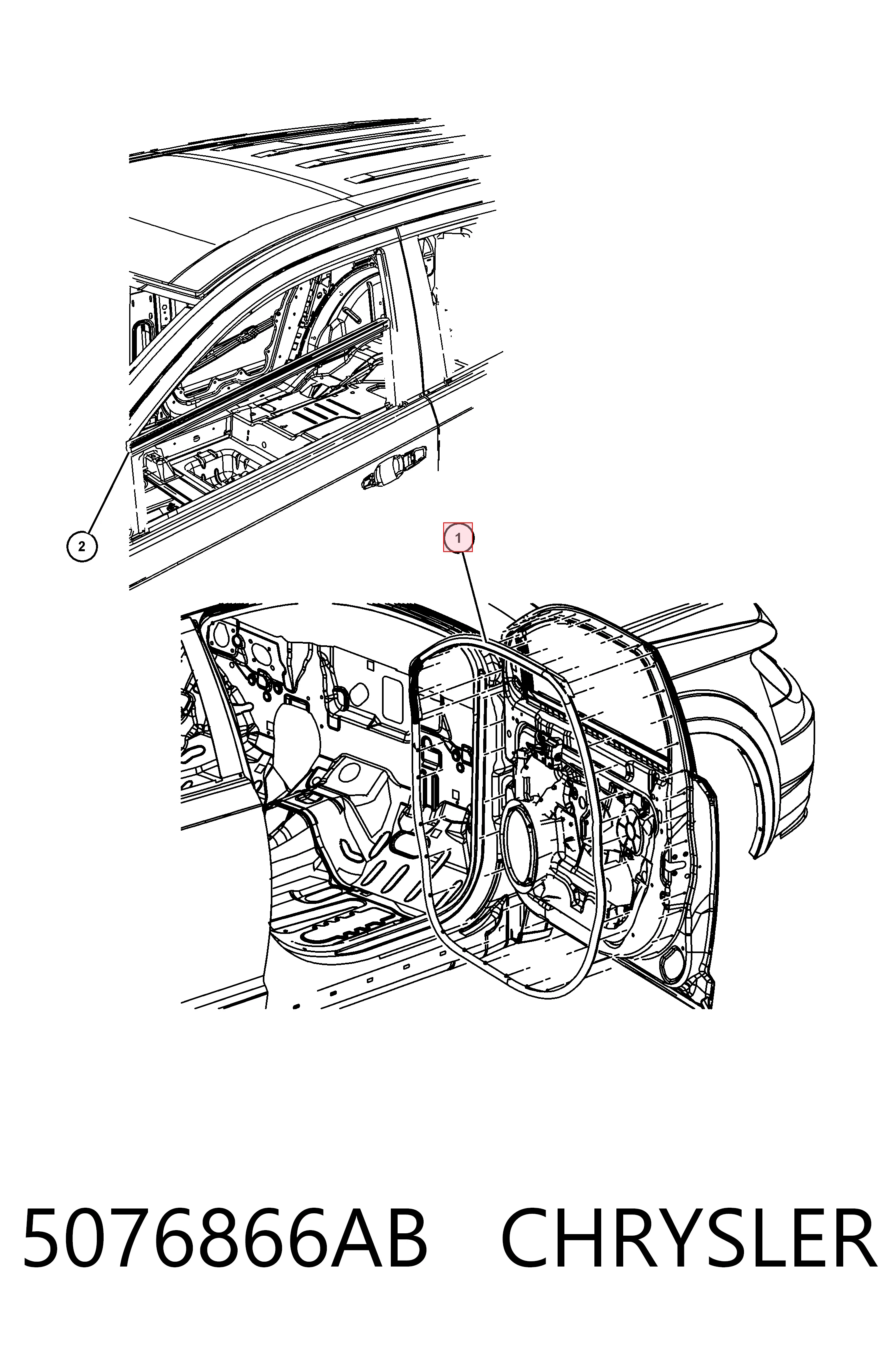 Уплотнитель двери передней правой (на двери) Fiat/Alfa/Lancia K05076866AD цена, от 3.55 USD
