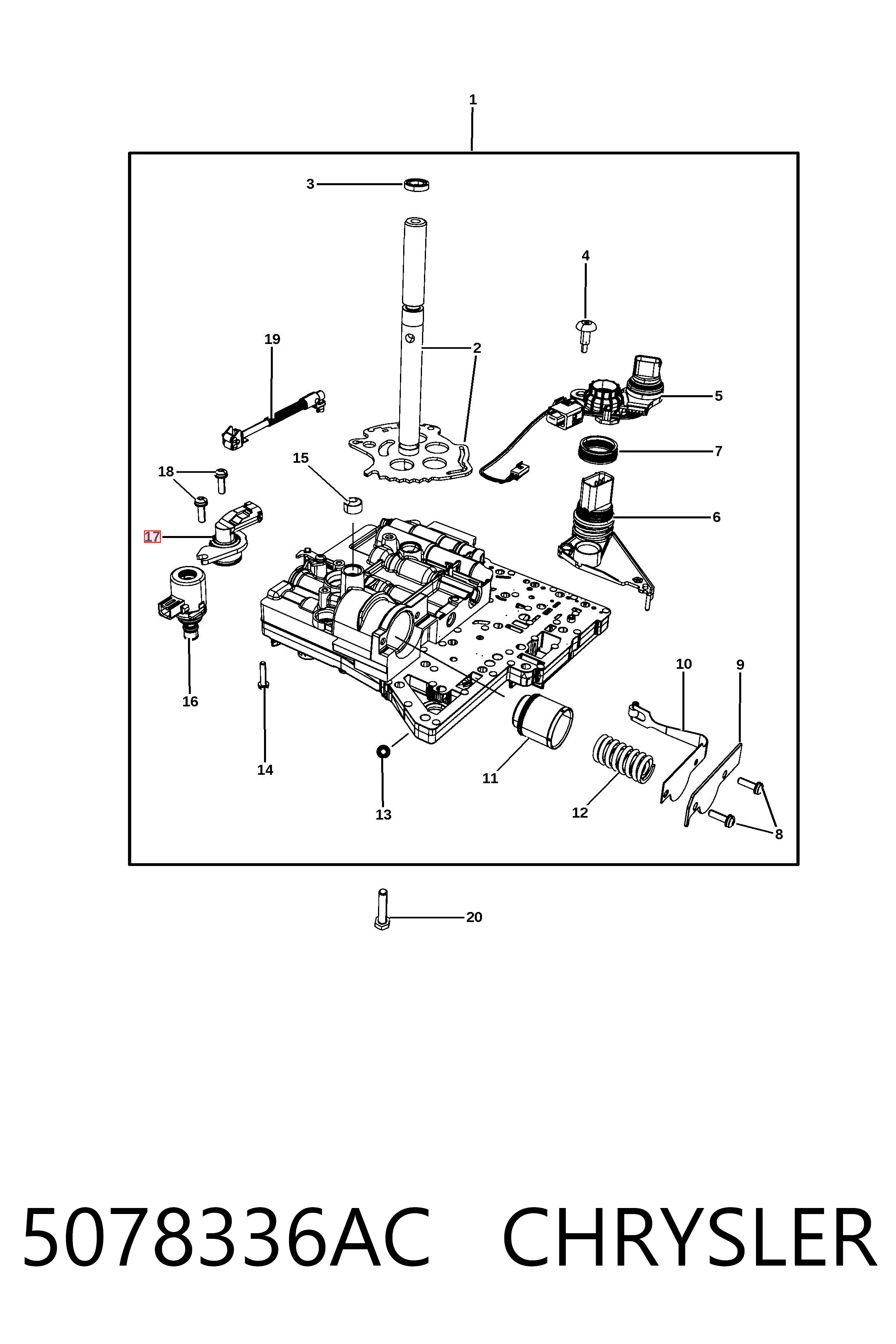 Купить K05078336AA Fiat/Alfa/Lancia 