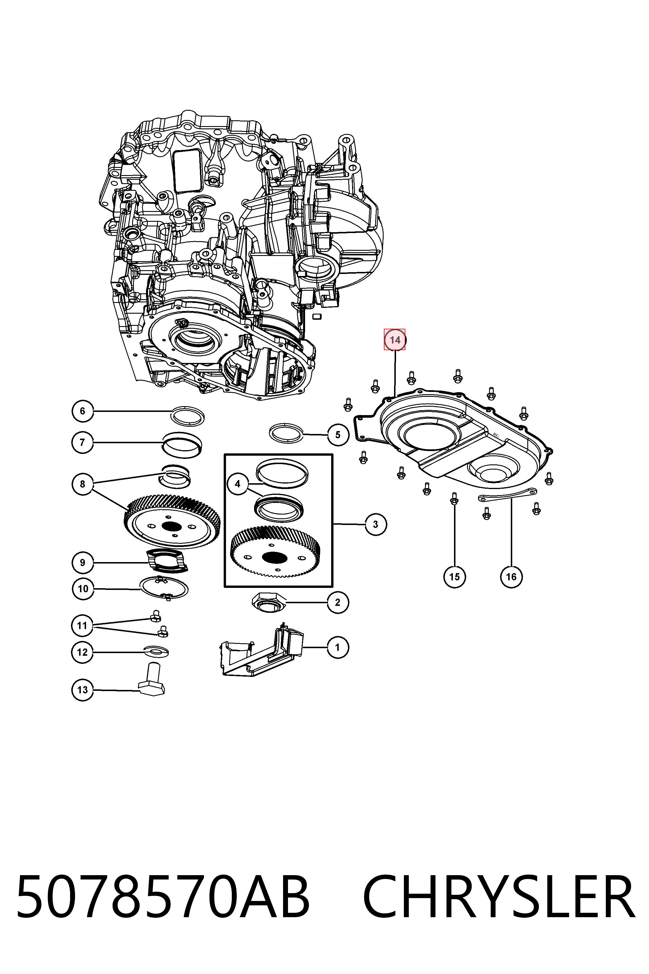 5078570AB Chrysler 