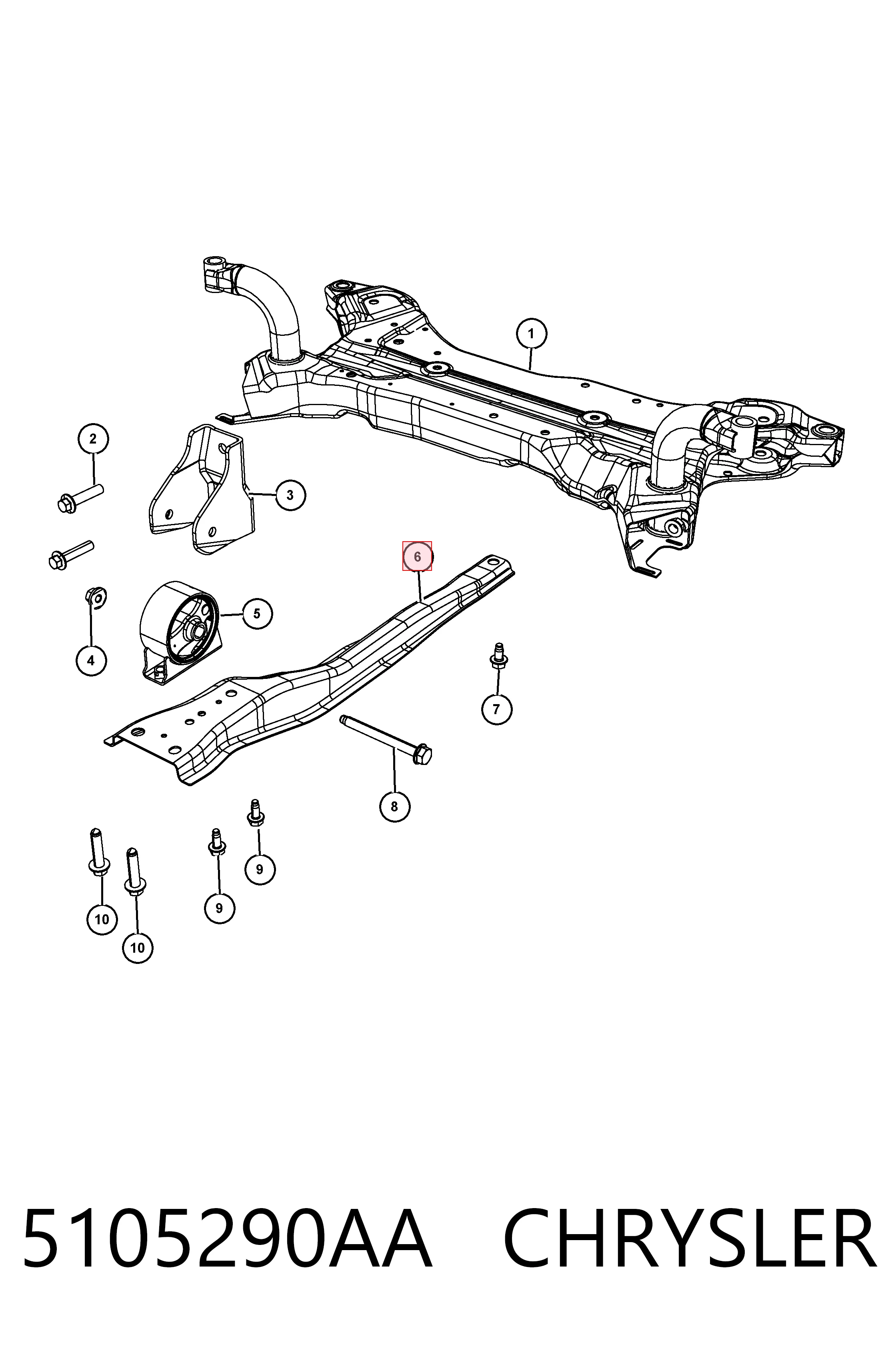  Fiat/Alfa/Lancia K05105290AA цена, от 23.68 USD