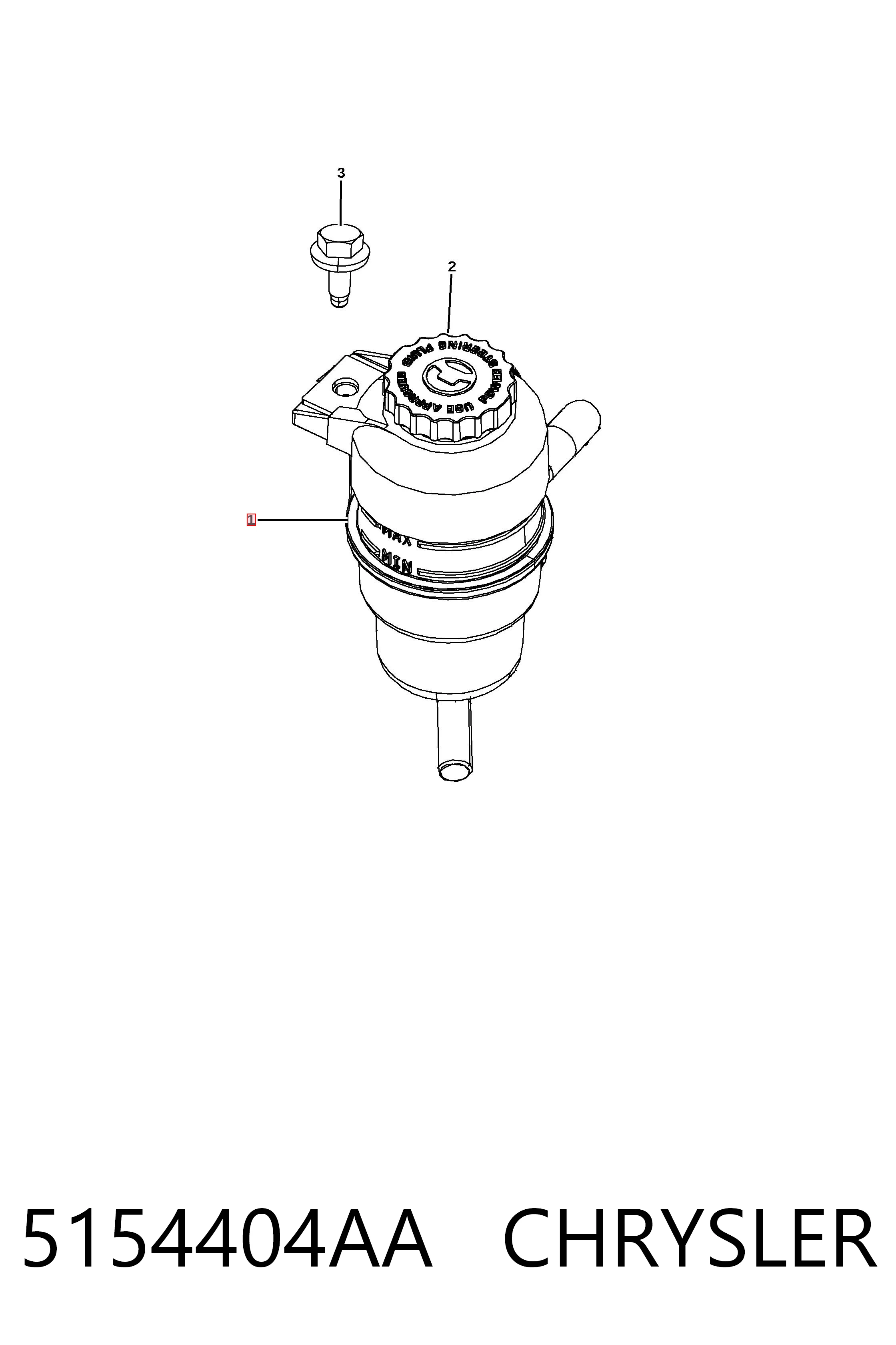 5154404AA Chrysler Бак масляный