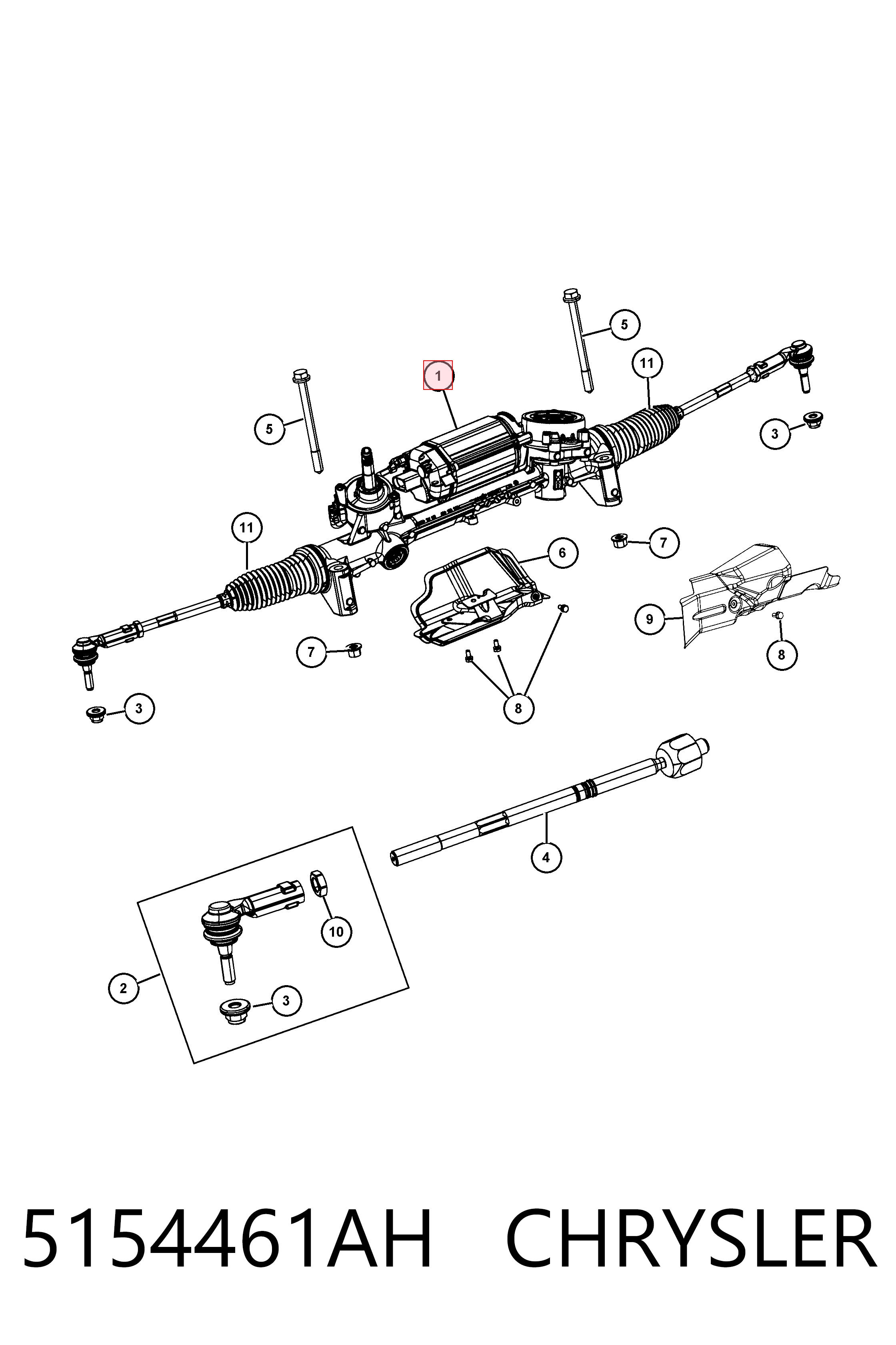 Реечный рулевой механизм Cardone 1A17002 цена, от 82.96 USD