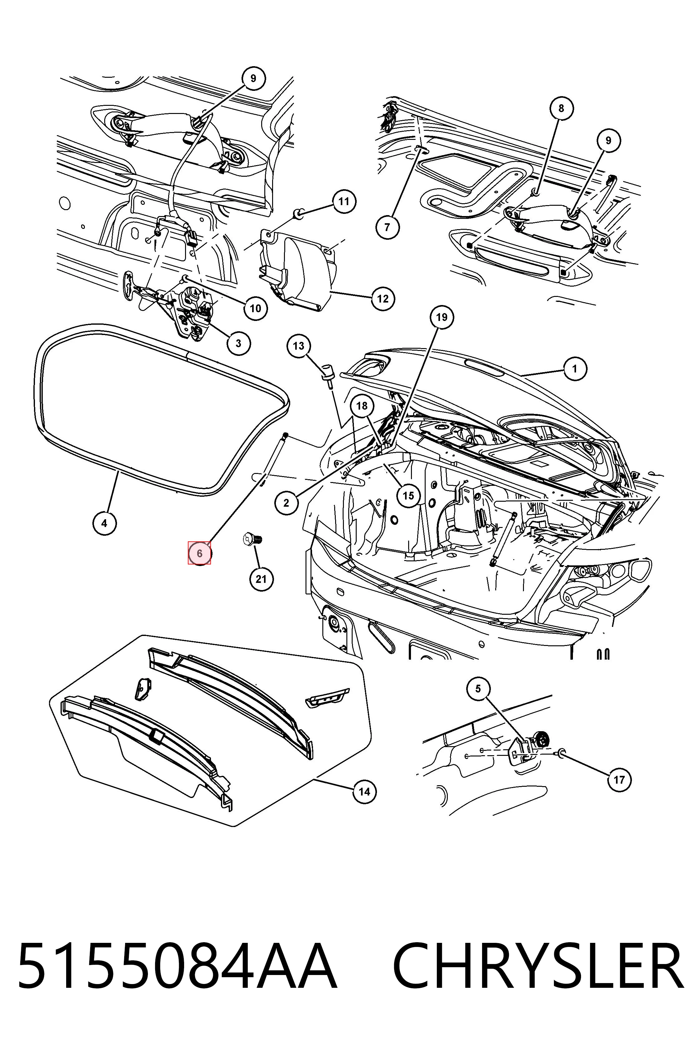 5155084AA Chrysler 