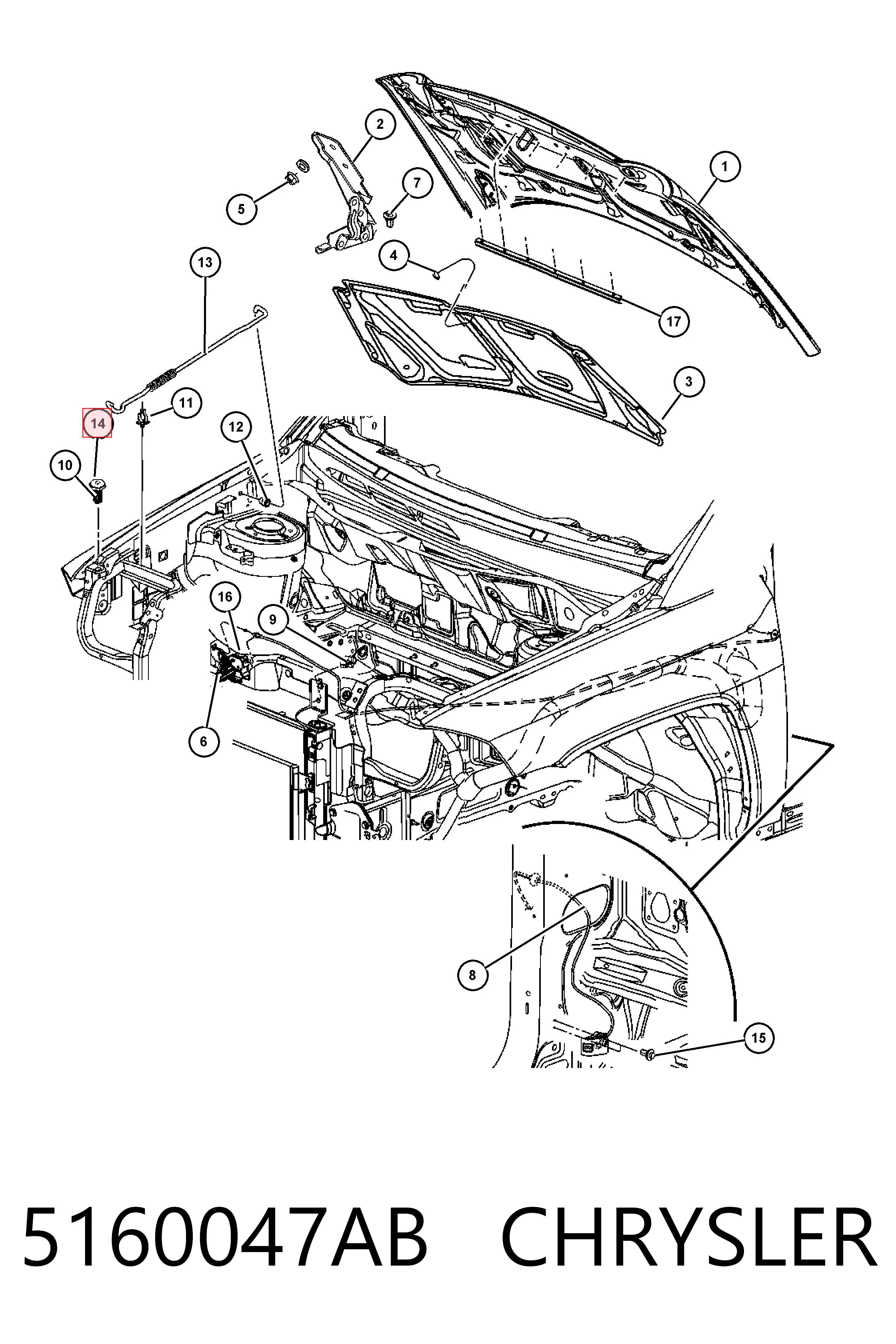 5160047AB Chrysler 