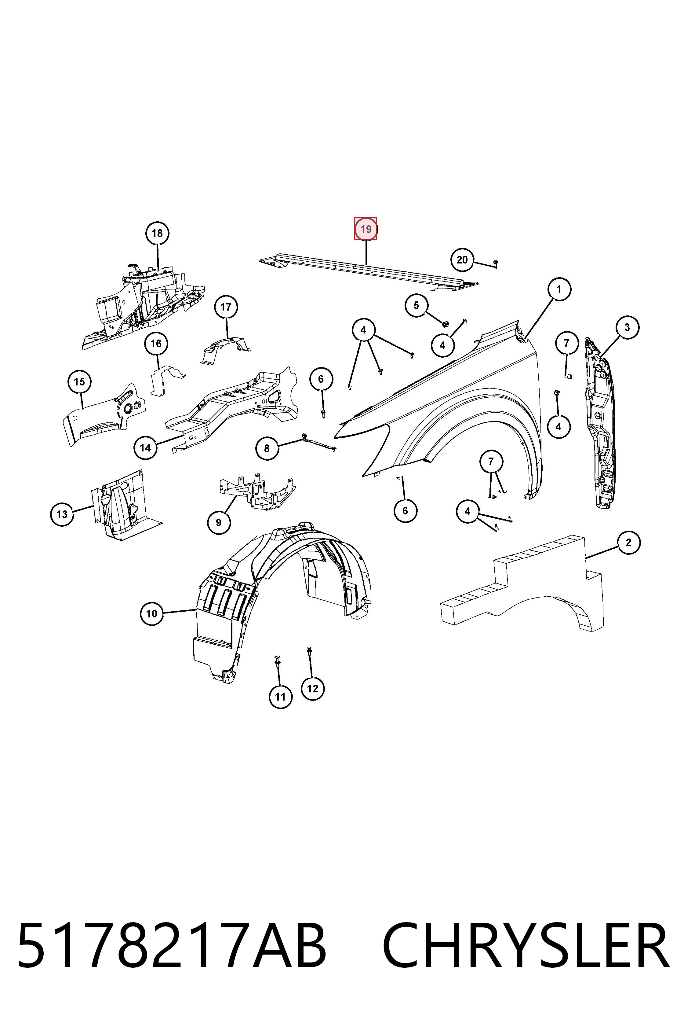 5178217AB Chrysler 