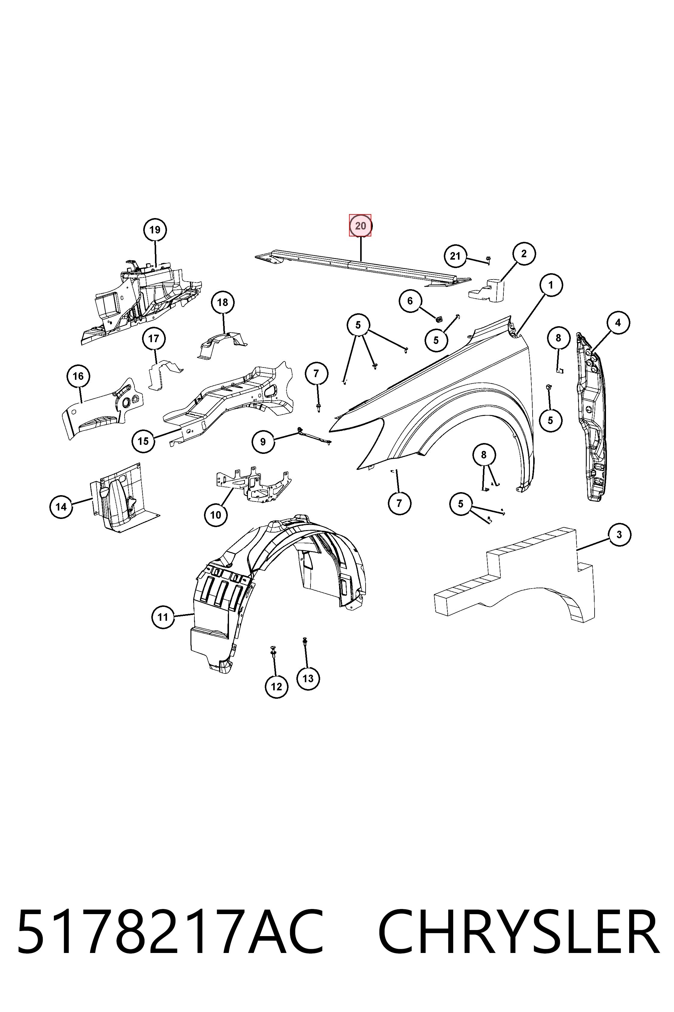 5178217AC Chrysler 