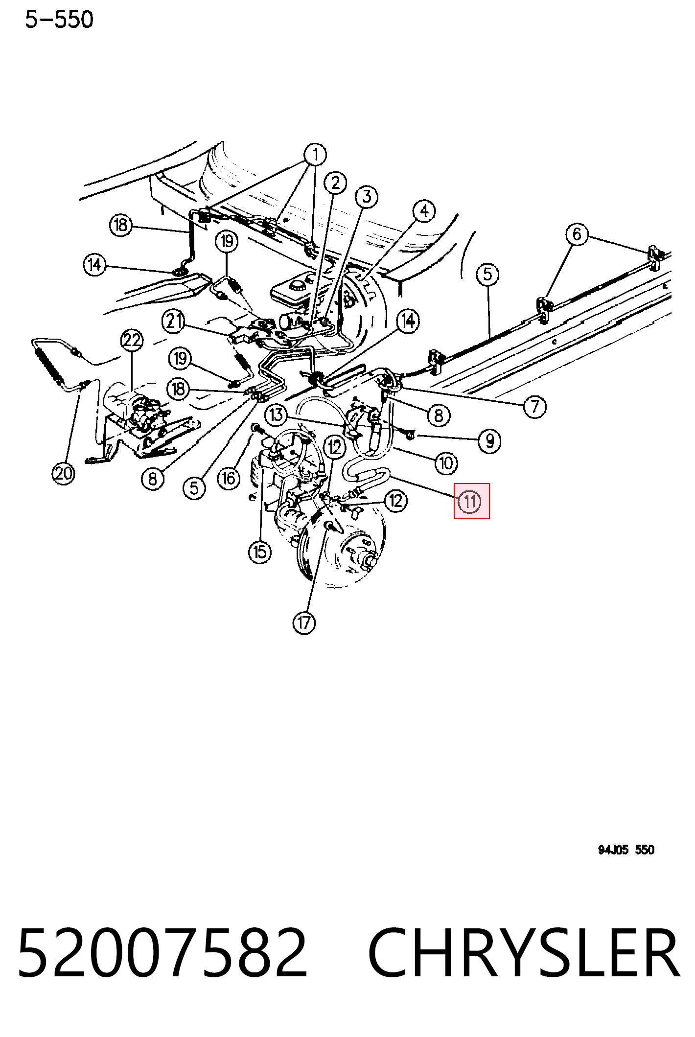 Тормозной шланг K&K FT3523 цена, от 25.96 USD