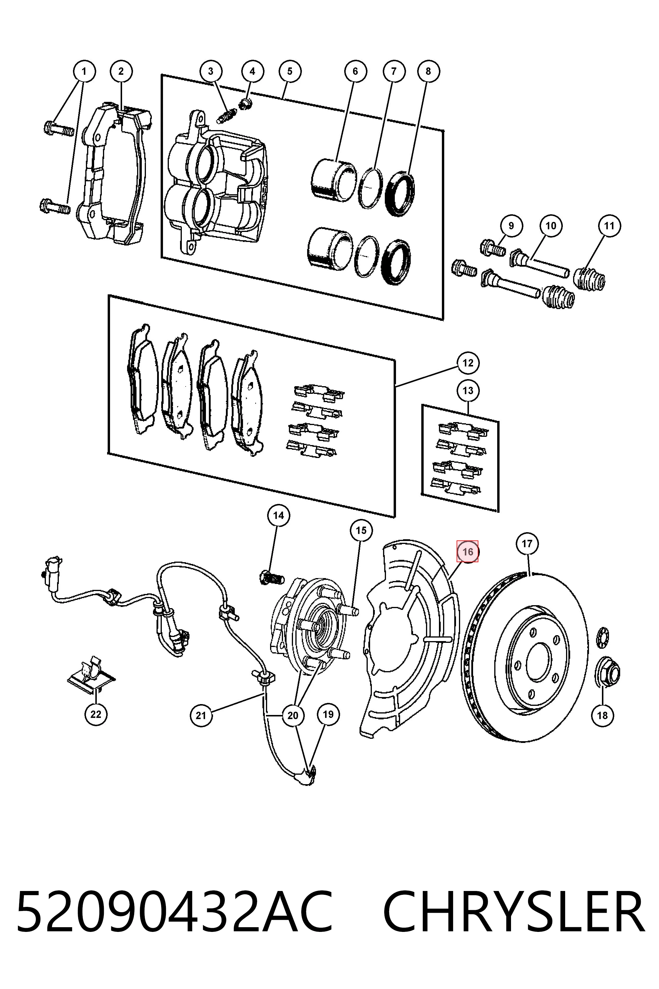 52090432AC Chrysler 