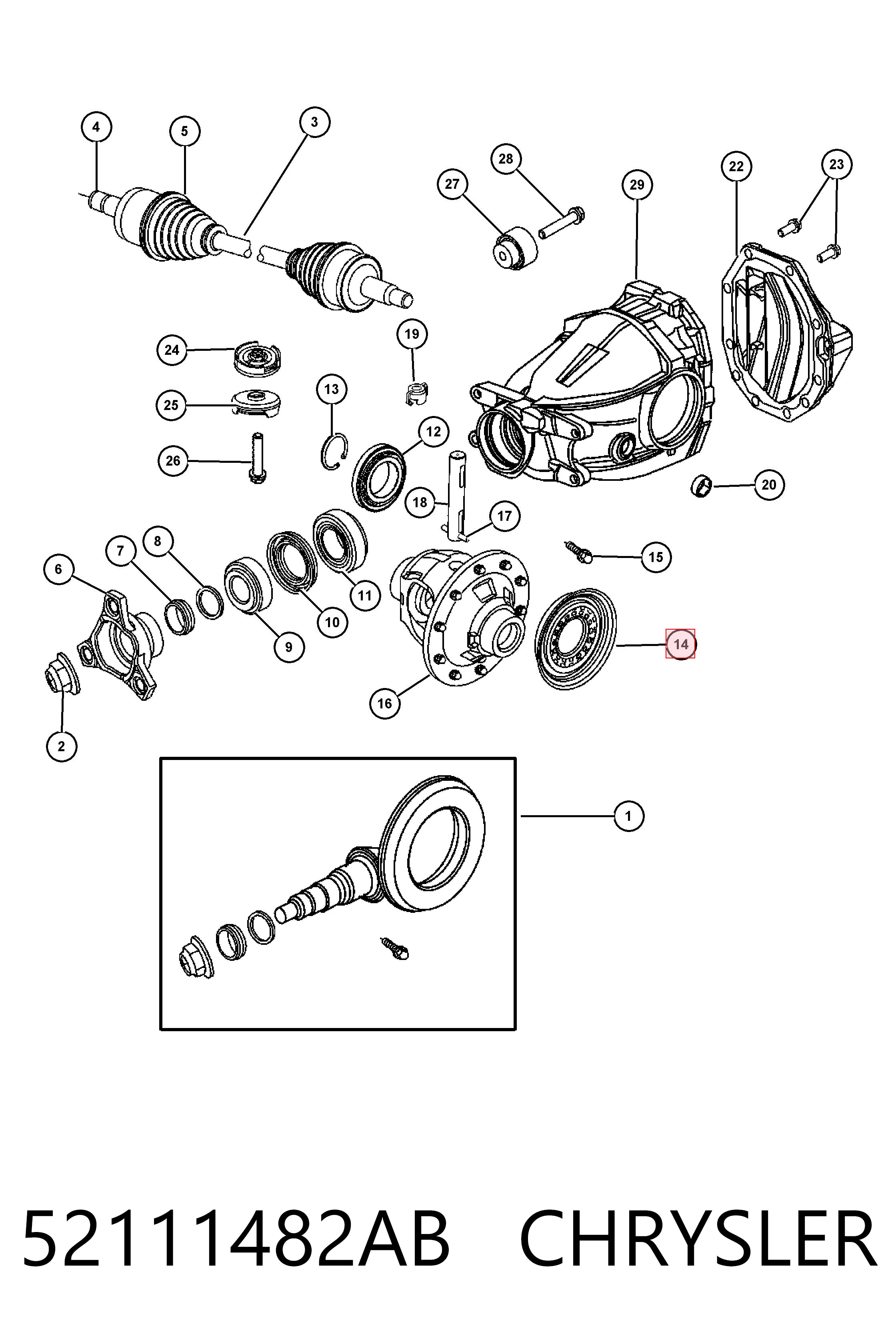 52111482AB Chrysler 