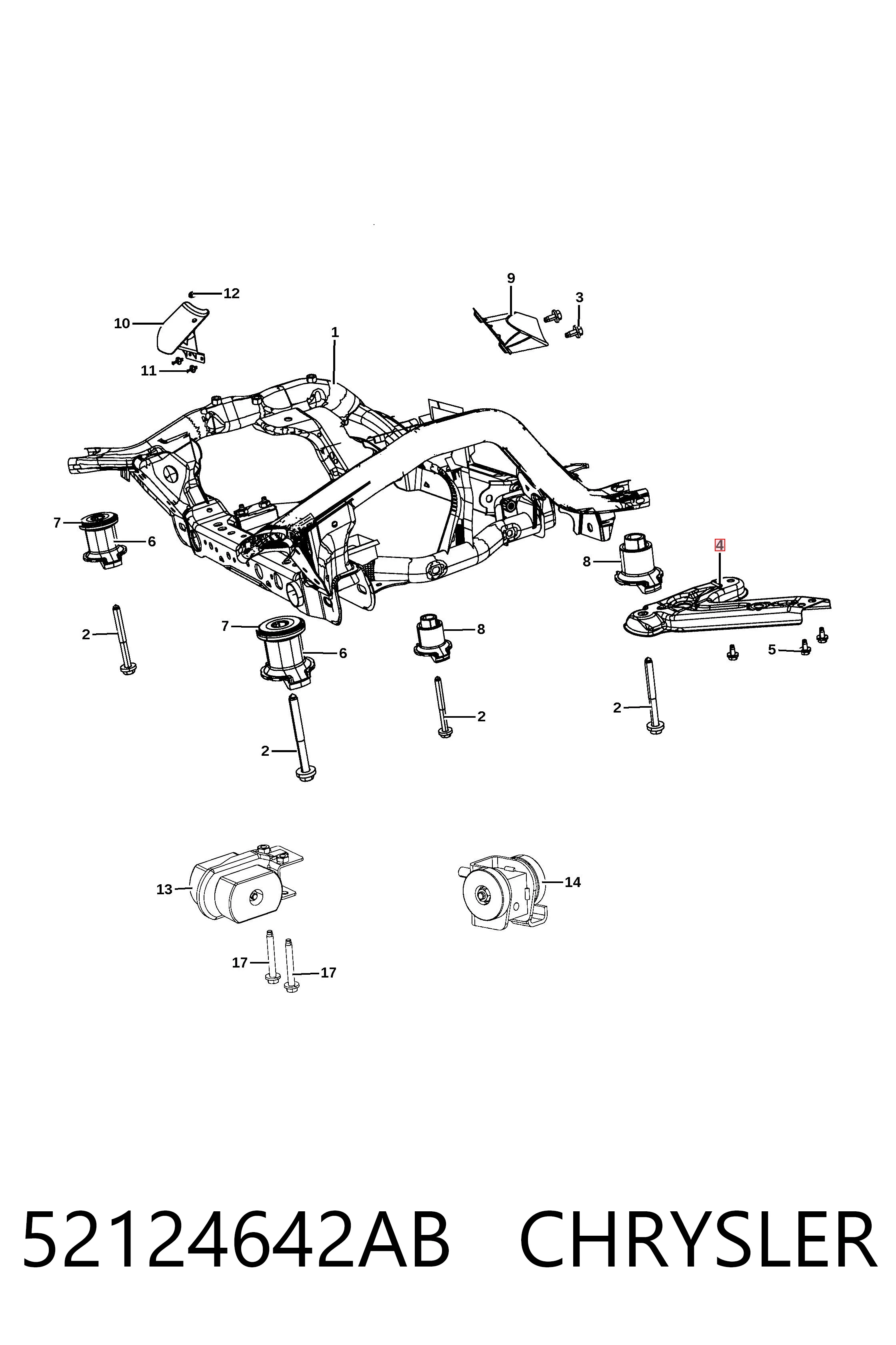 52124642AB Chrysler 
