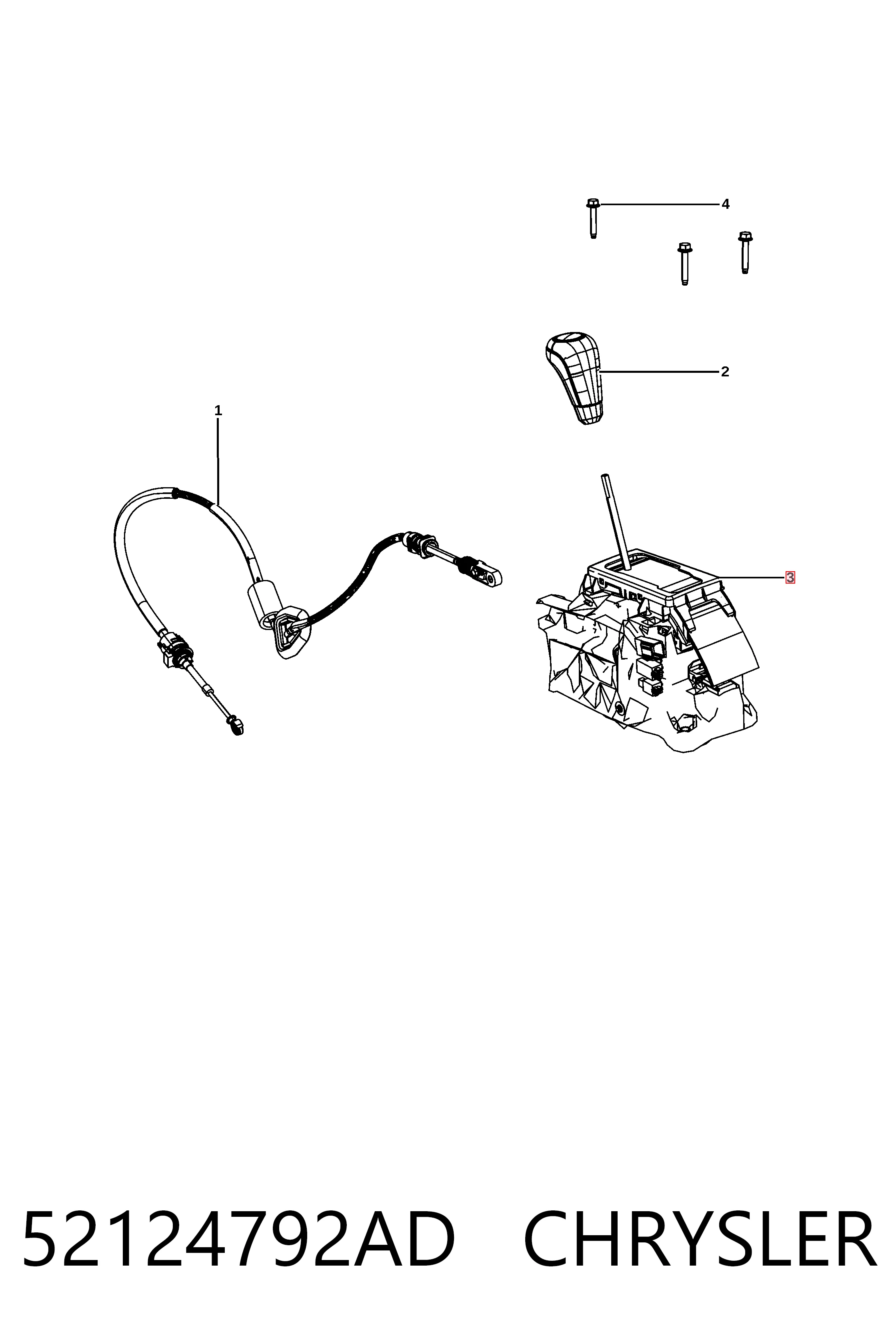 Механизм переключения передач Jeep Grand Cherokee IV внедорожник (WK) (2011 - 2022) цена, от 42.18 USD