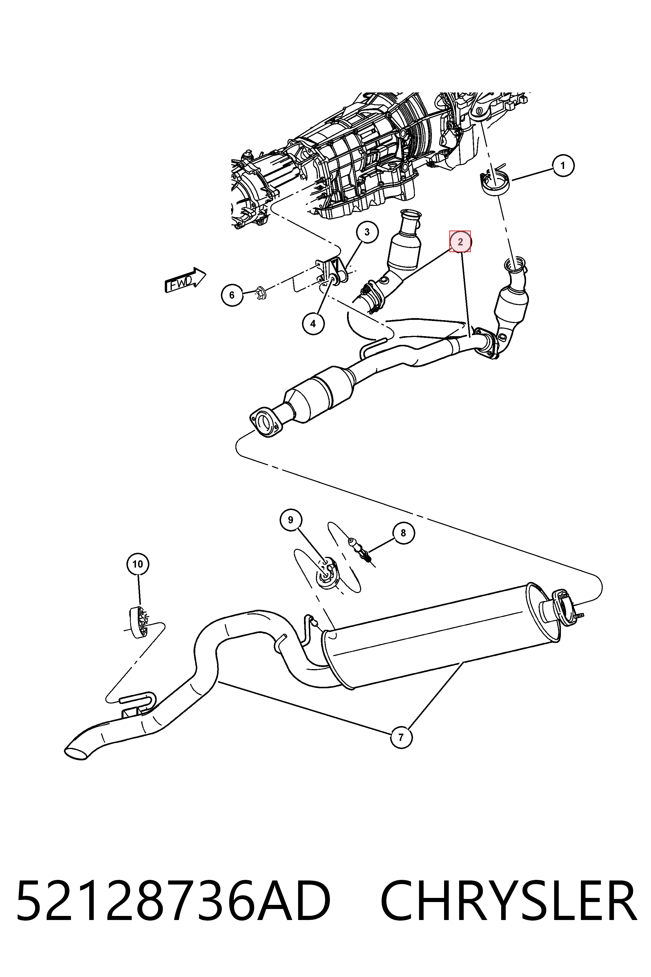 52128736AD Chrysler
