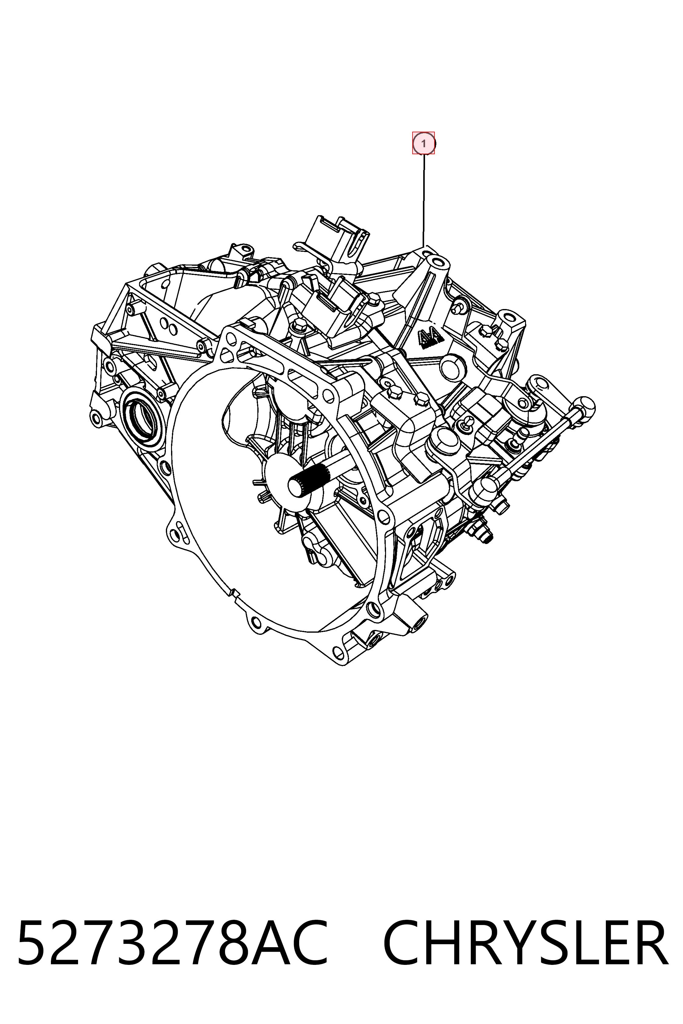 Коробка переключения передач Fiat/Alfa/Lancia K05273278AC цена, от 564.33 USD