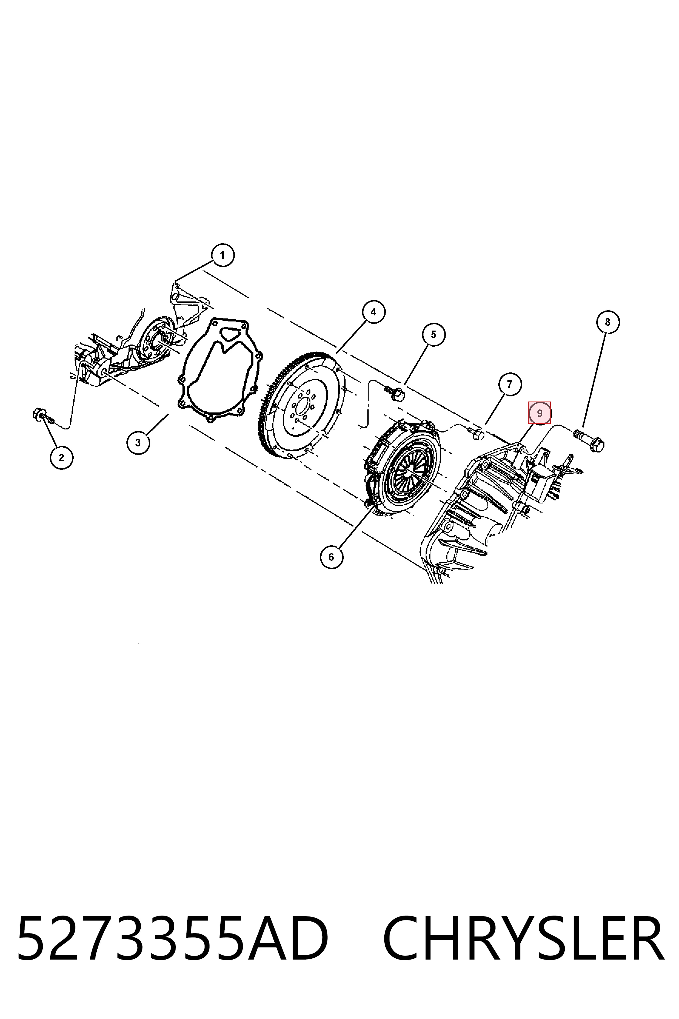 Fiat/Alfa/Lancia K05273355AD цена, от 513.80 USD