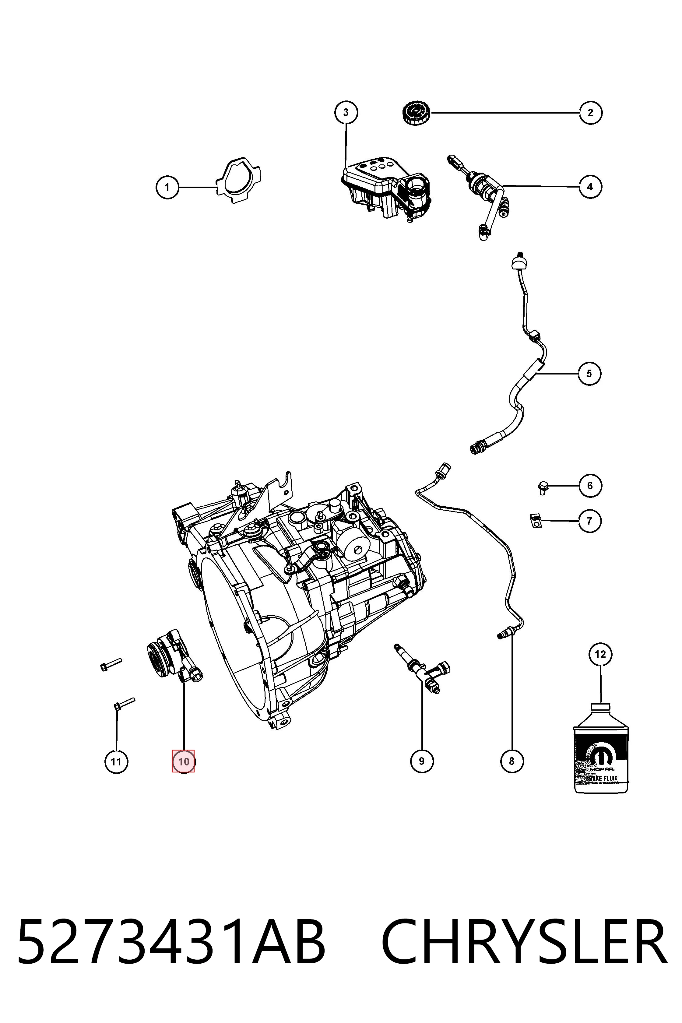 Цилиндр сцепления с выжимным подшипником Sachs SB60300