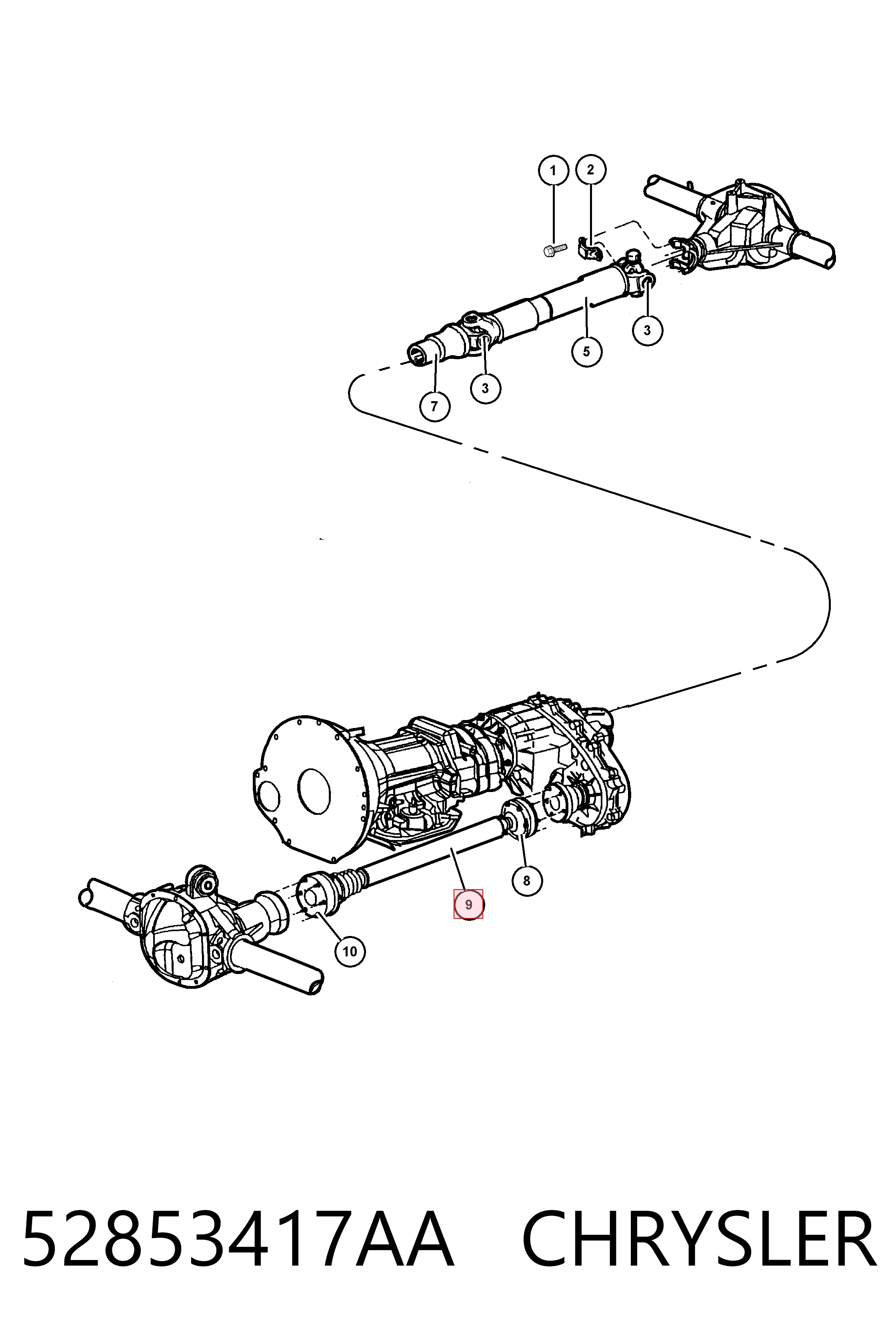 Вал карданный к переднему мосту Posterparts BB3044 цена, от 152.93 USD