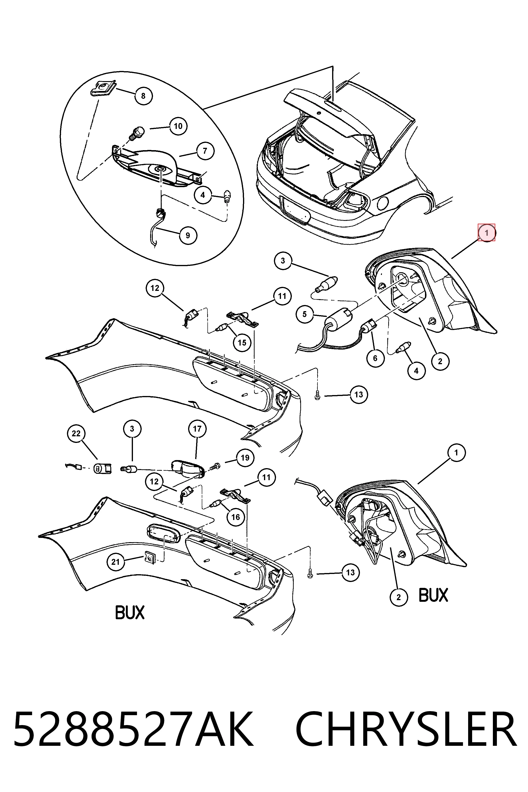 5288527AK Chrysler