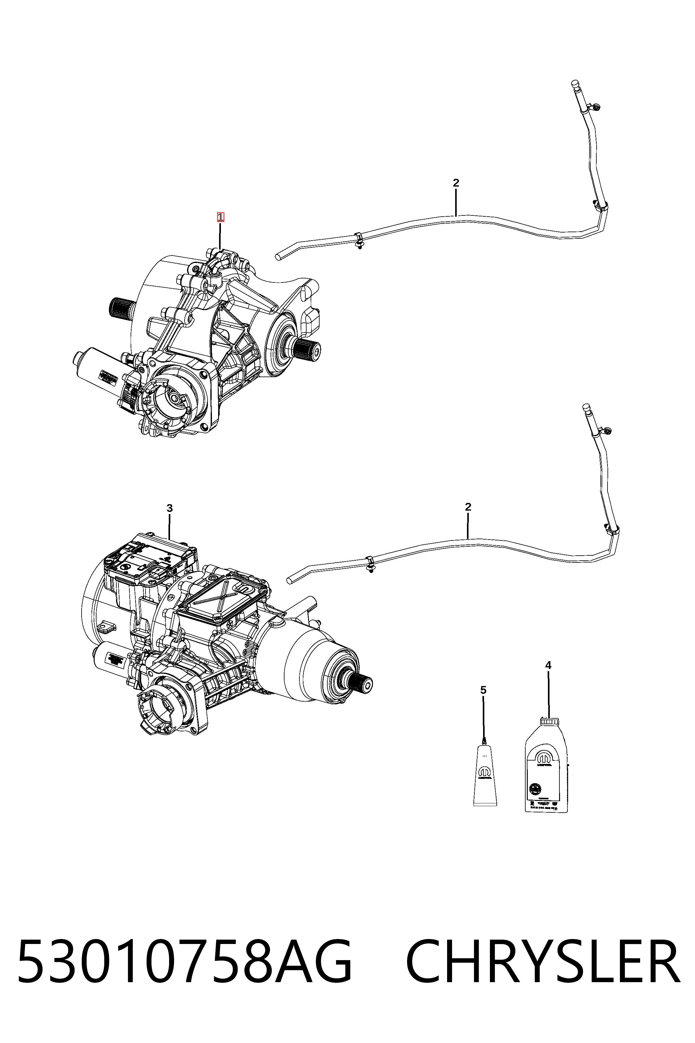 Дифференциал задний Fiat/Alfa/Lancia K53010758AF