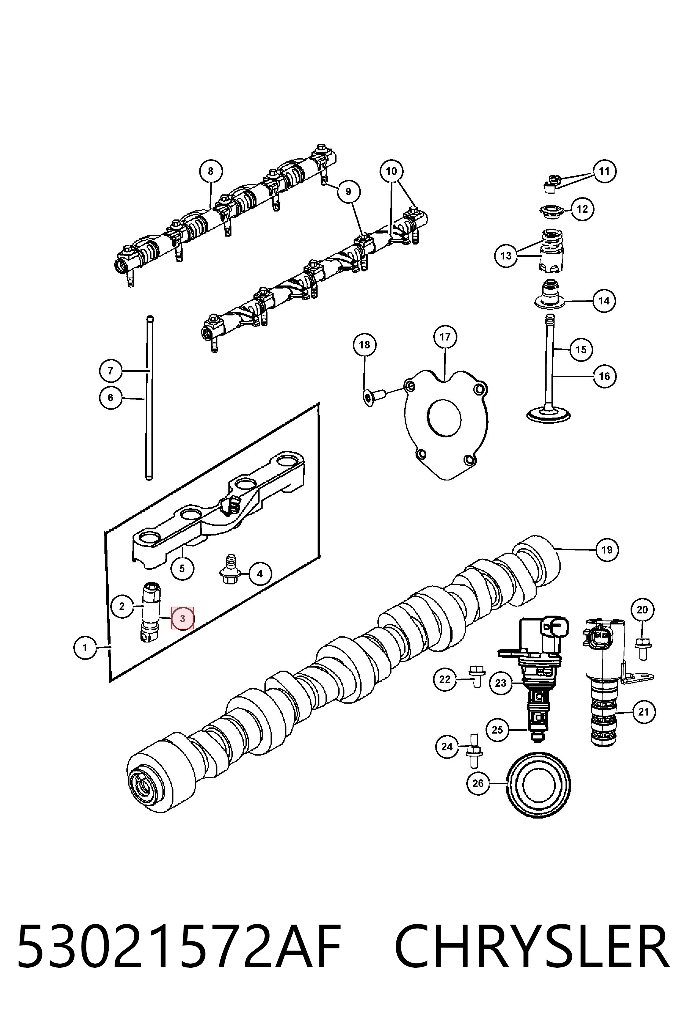 Гидротолкатель Fiat/Alfa/Lancia K05038787AB