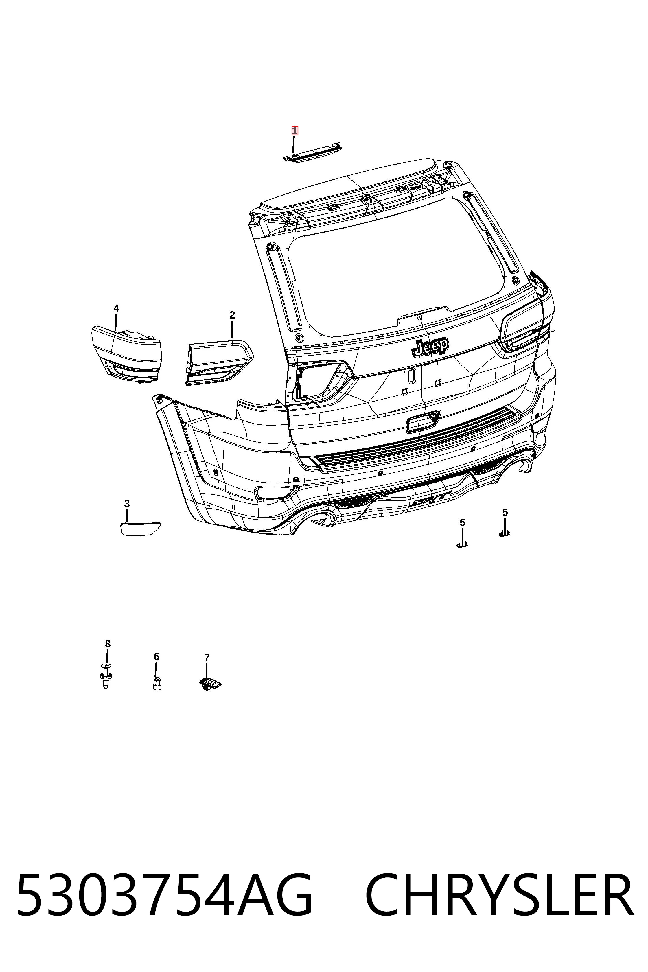 Задний стоп 923065 Dorman