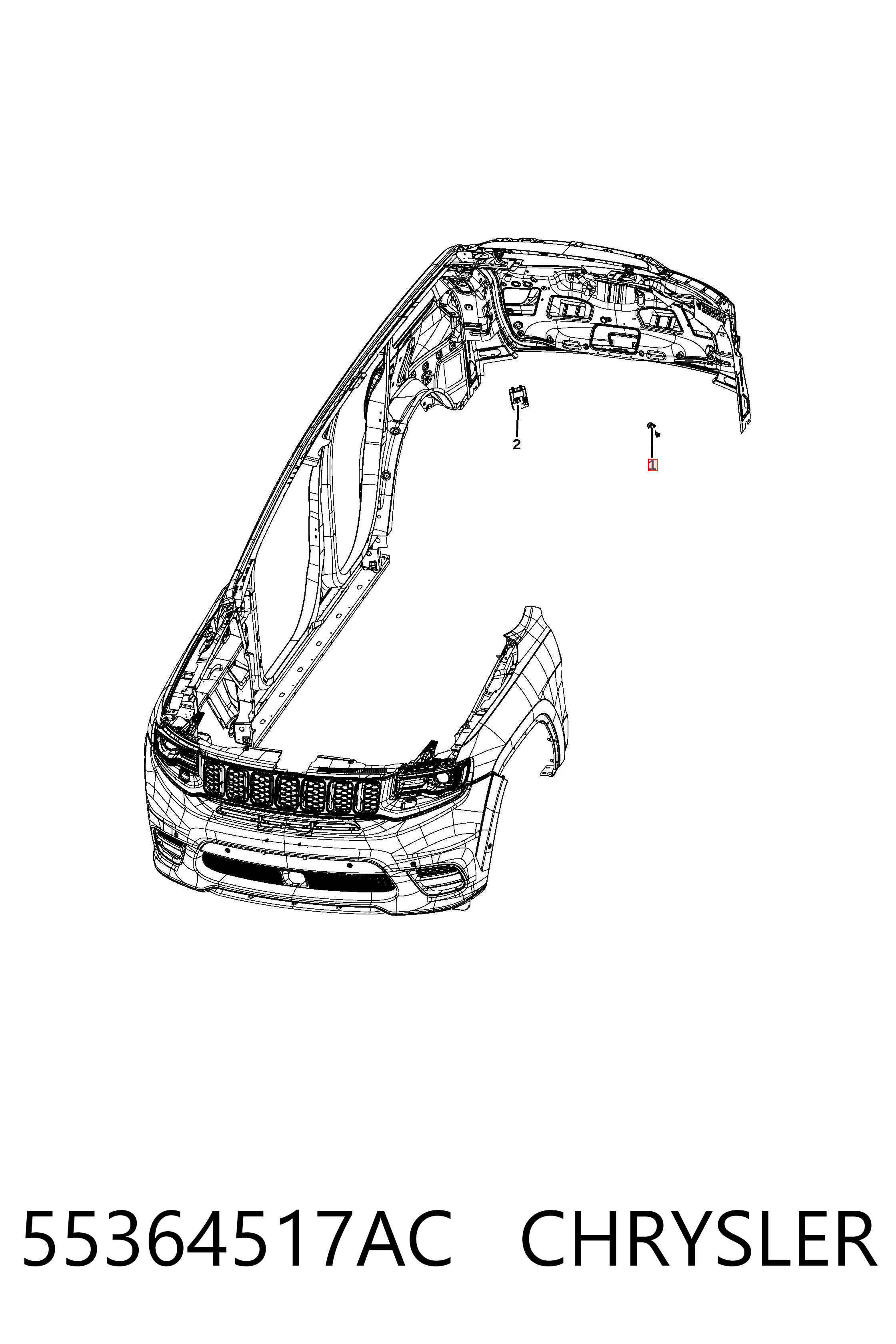  Fiat/Alfa/Lancia K55364517AA цена, от 42.33 USD