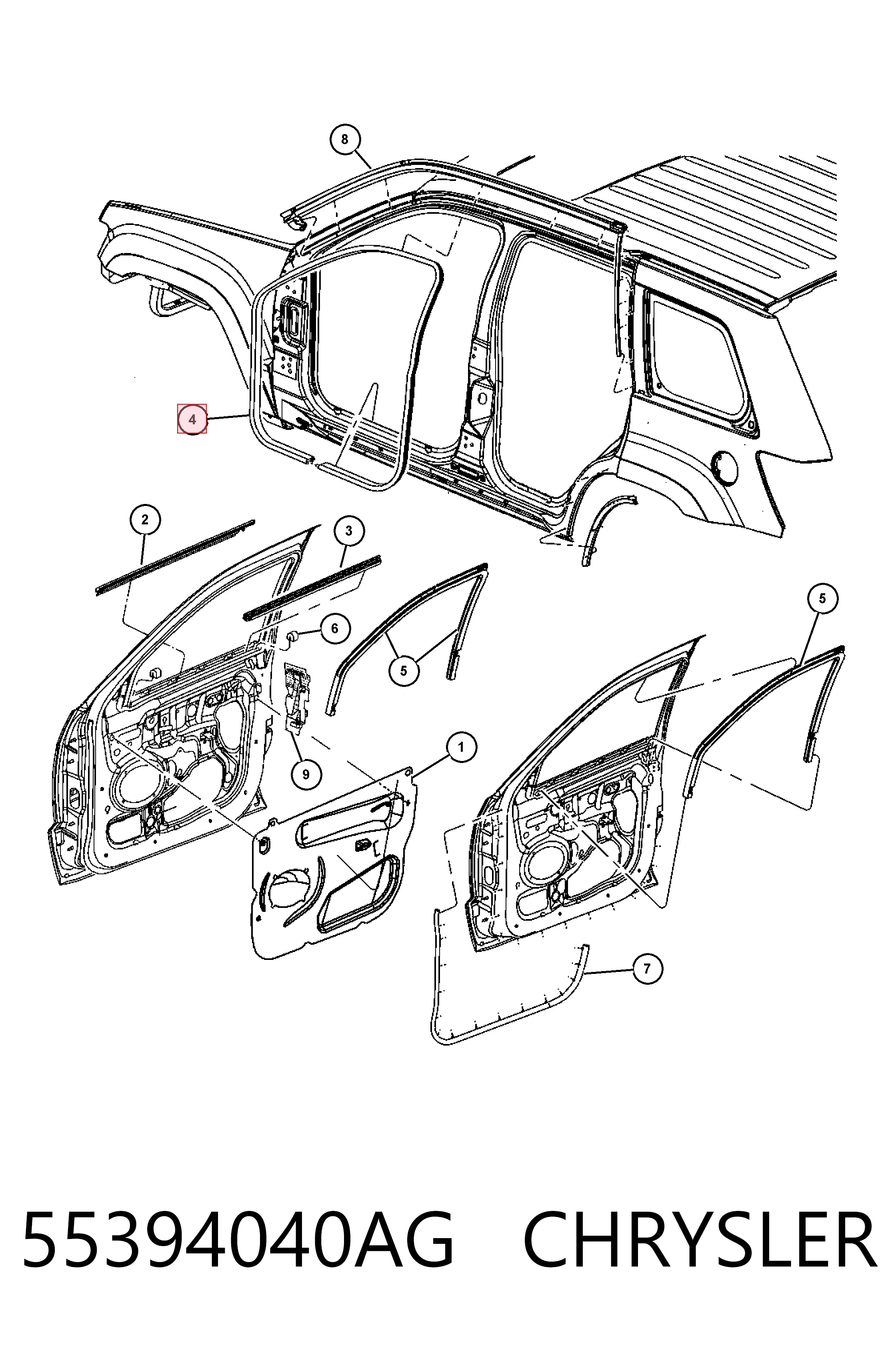  Fiat/Alfa/Lancia K55394040AF цена, от 25.42 USD