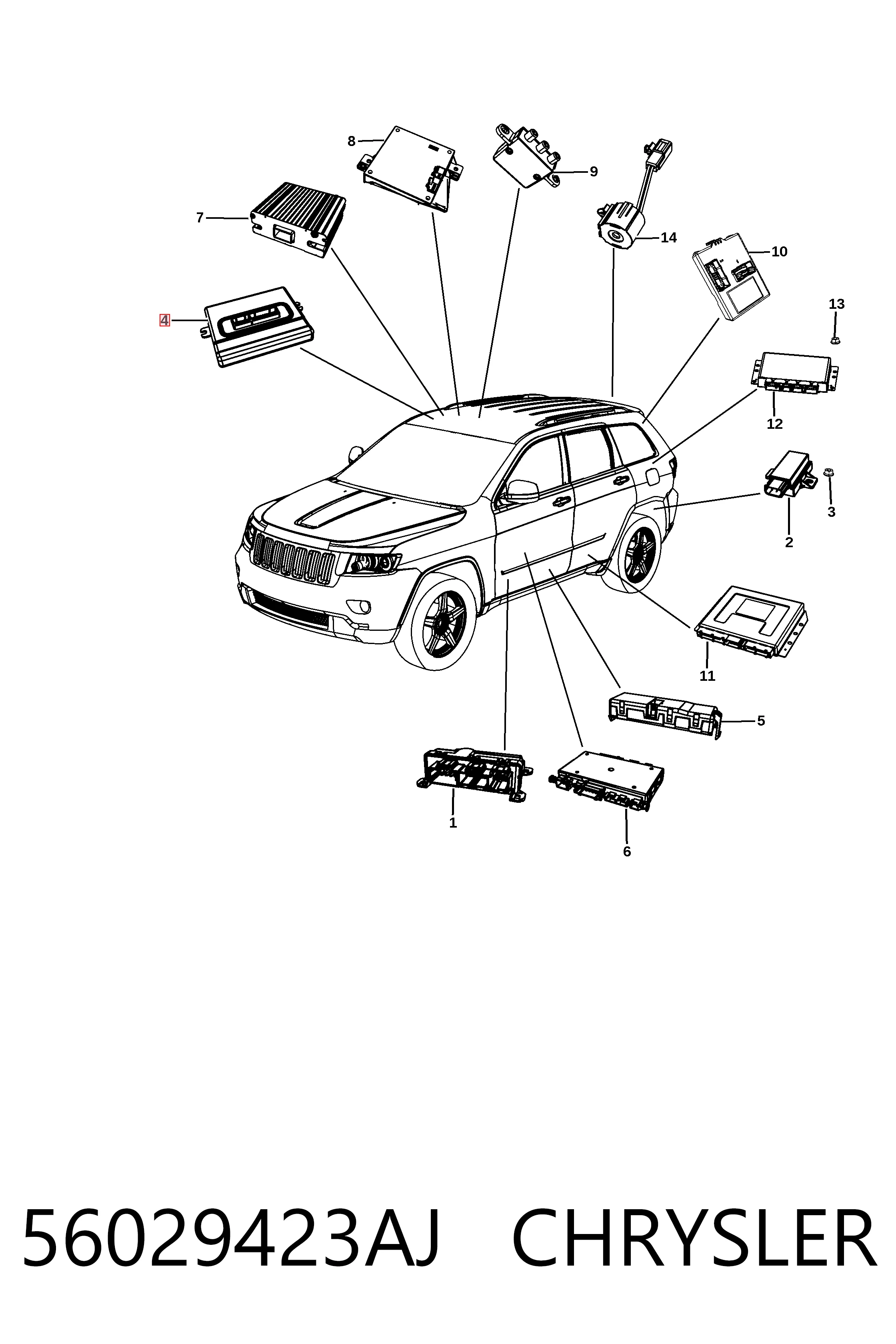 K68395643AA Fiat/Alfa/Lancia 
