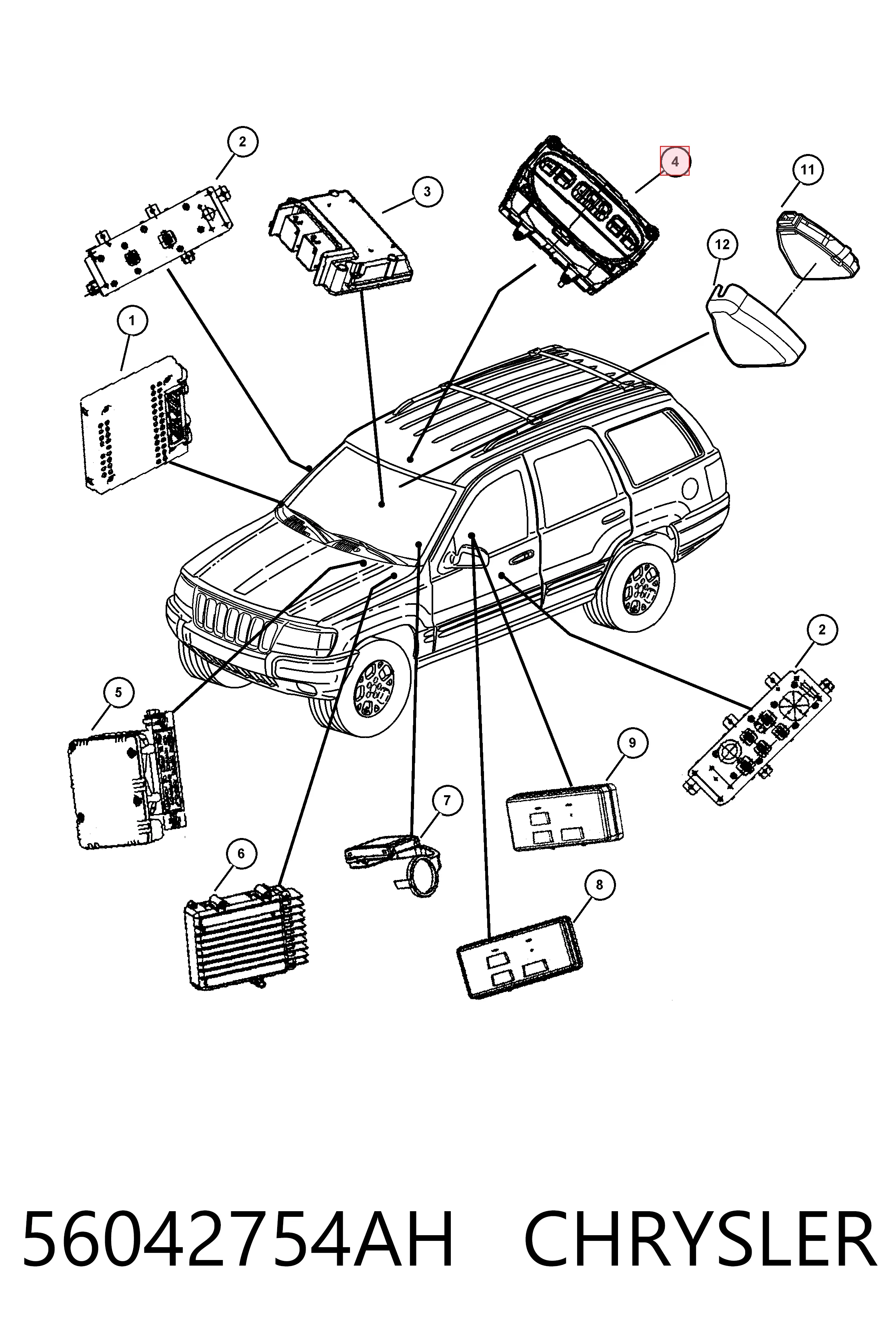  K56042754AJ Fiat/Alfa/Lancia