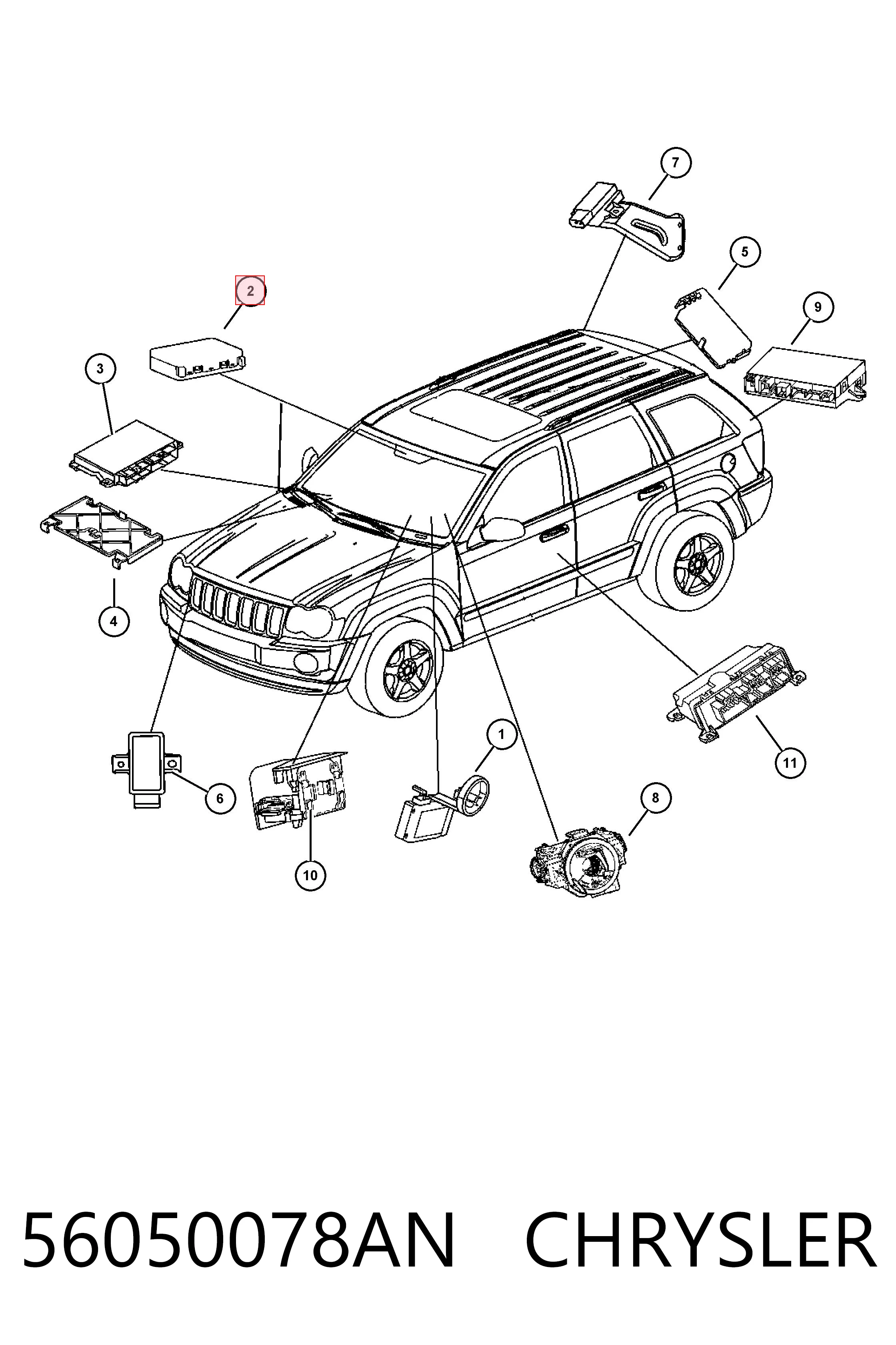  K56050078AH Fiat/Alfa/Lancia