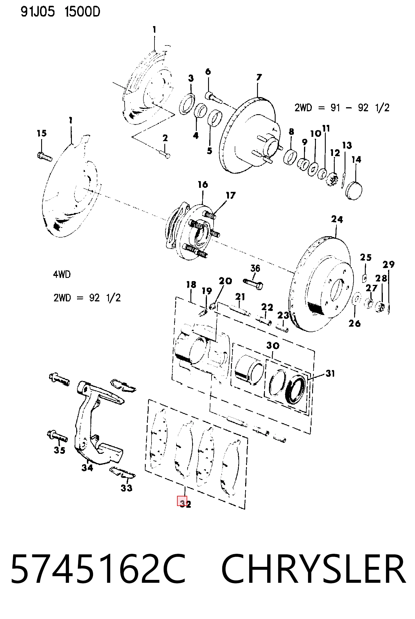 PGD203M Raybestos Колодки передние