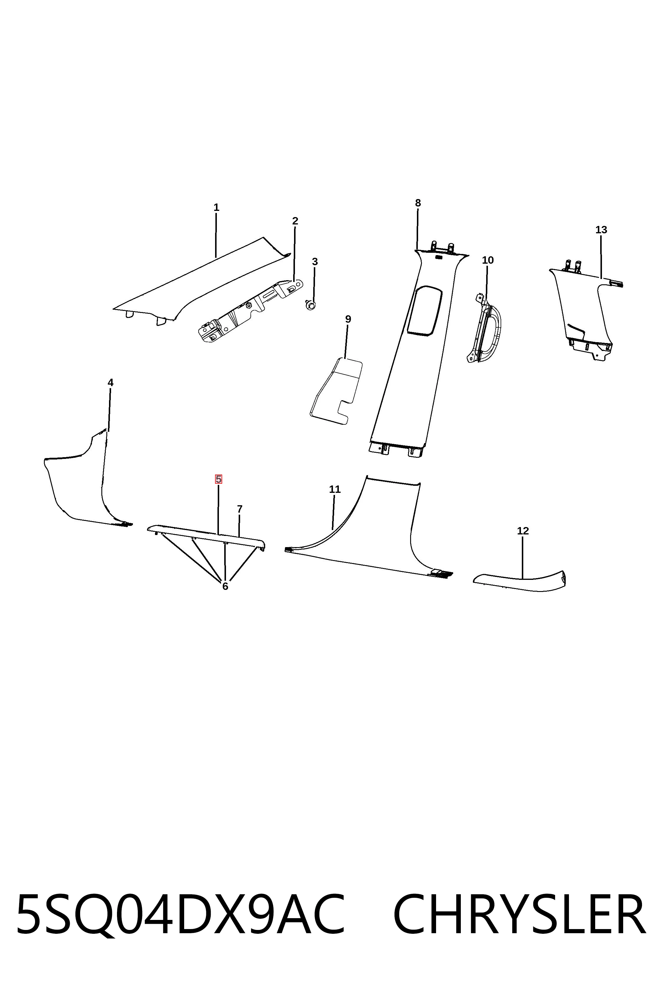 5SQ04DX9AC Chrysler 