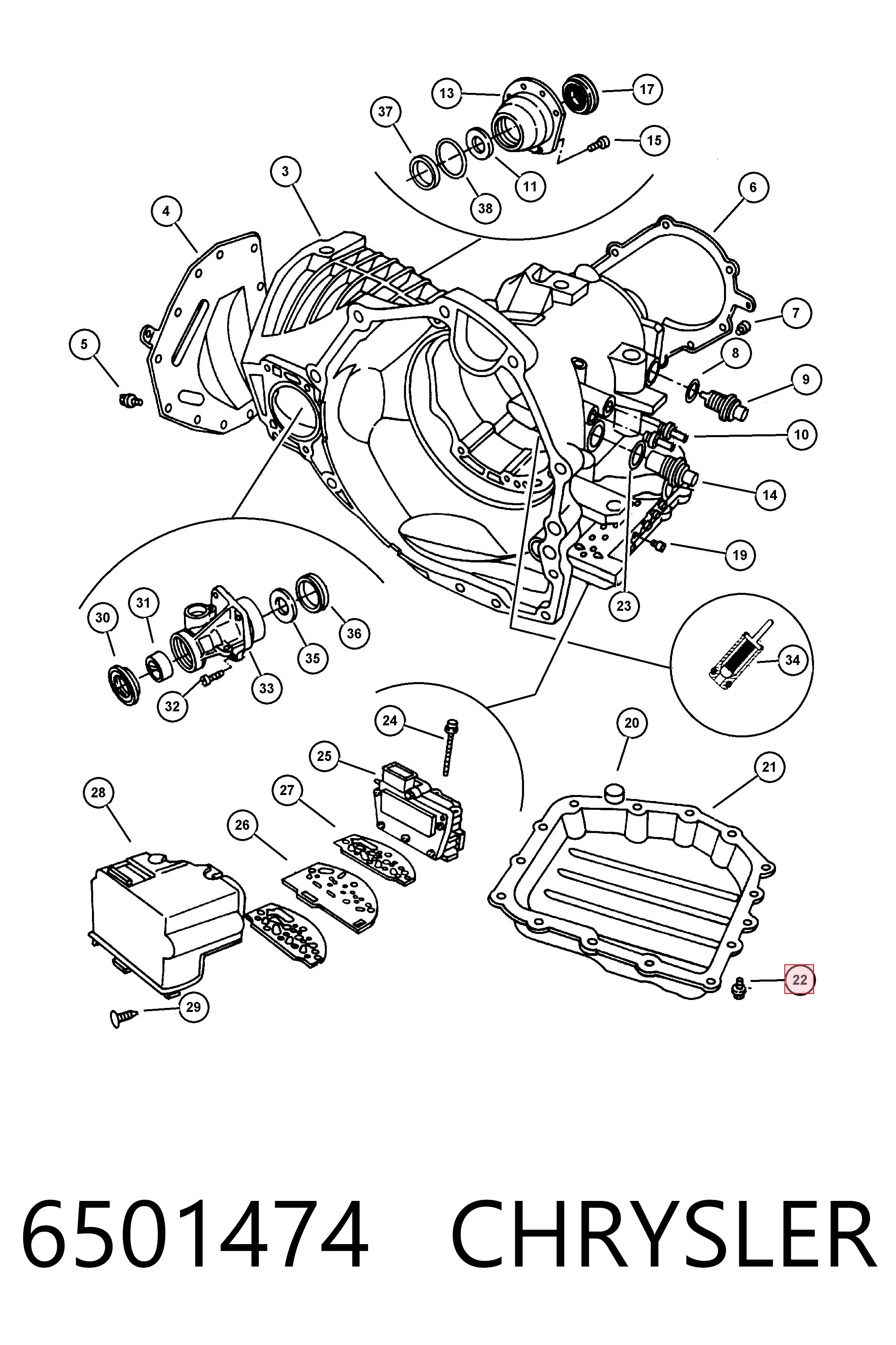 6501474 Chrysler 