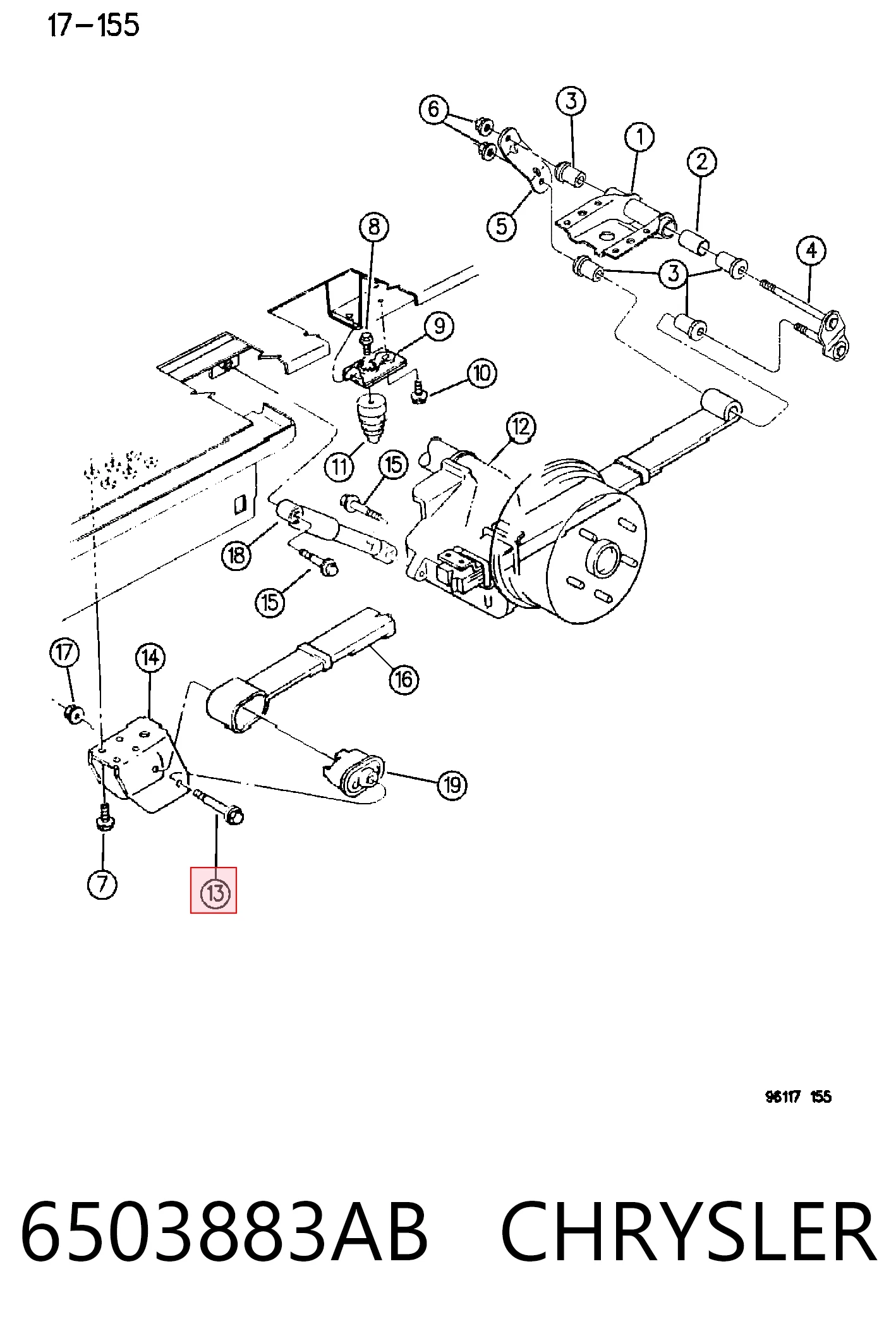 6503883AB Chrysler