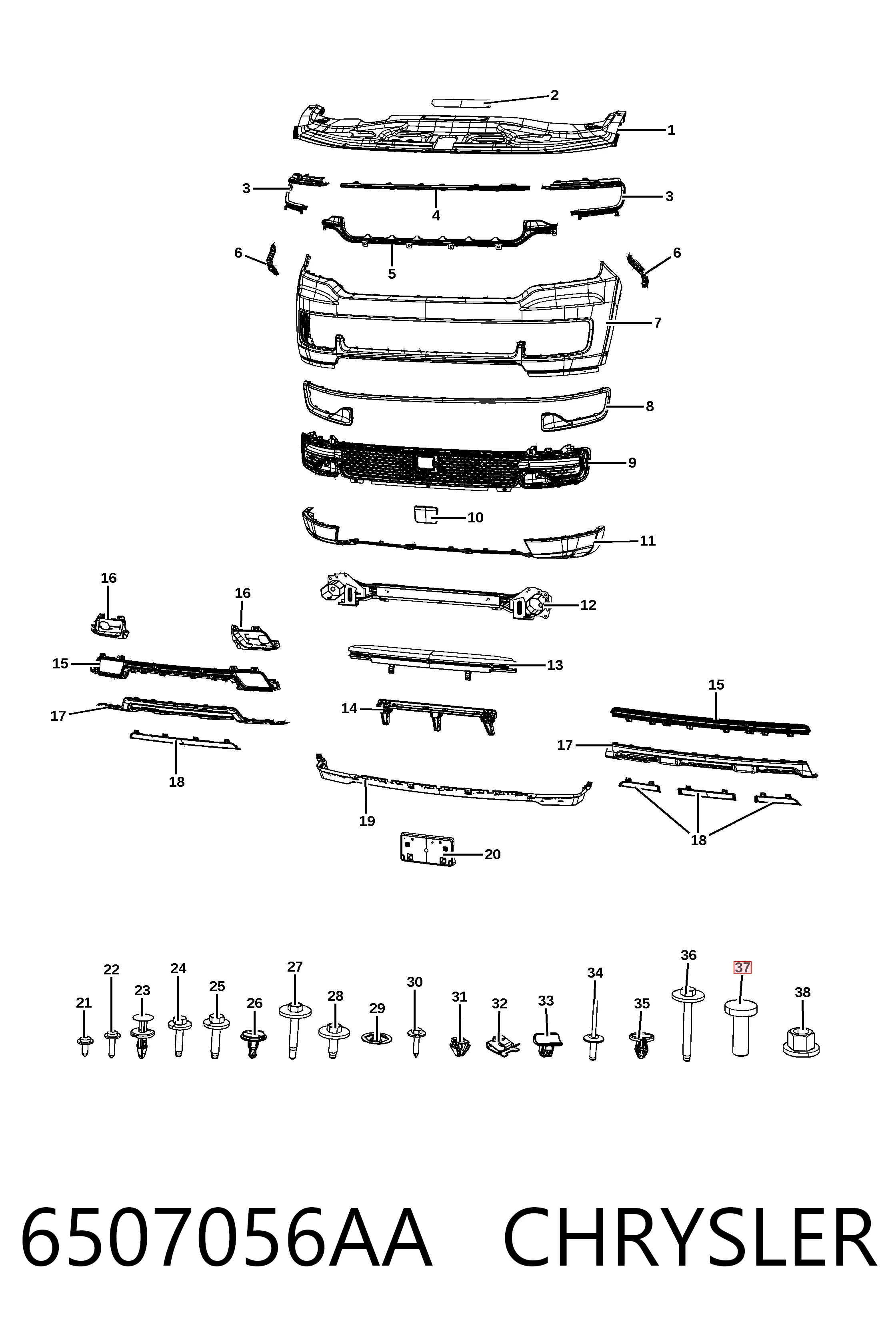 6507056AA Chrysler