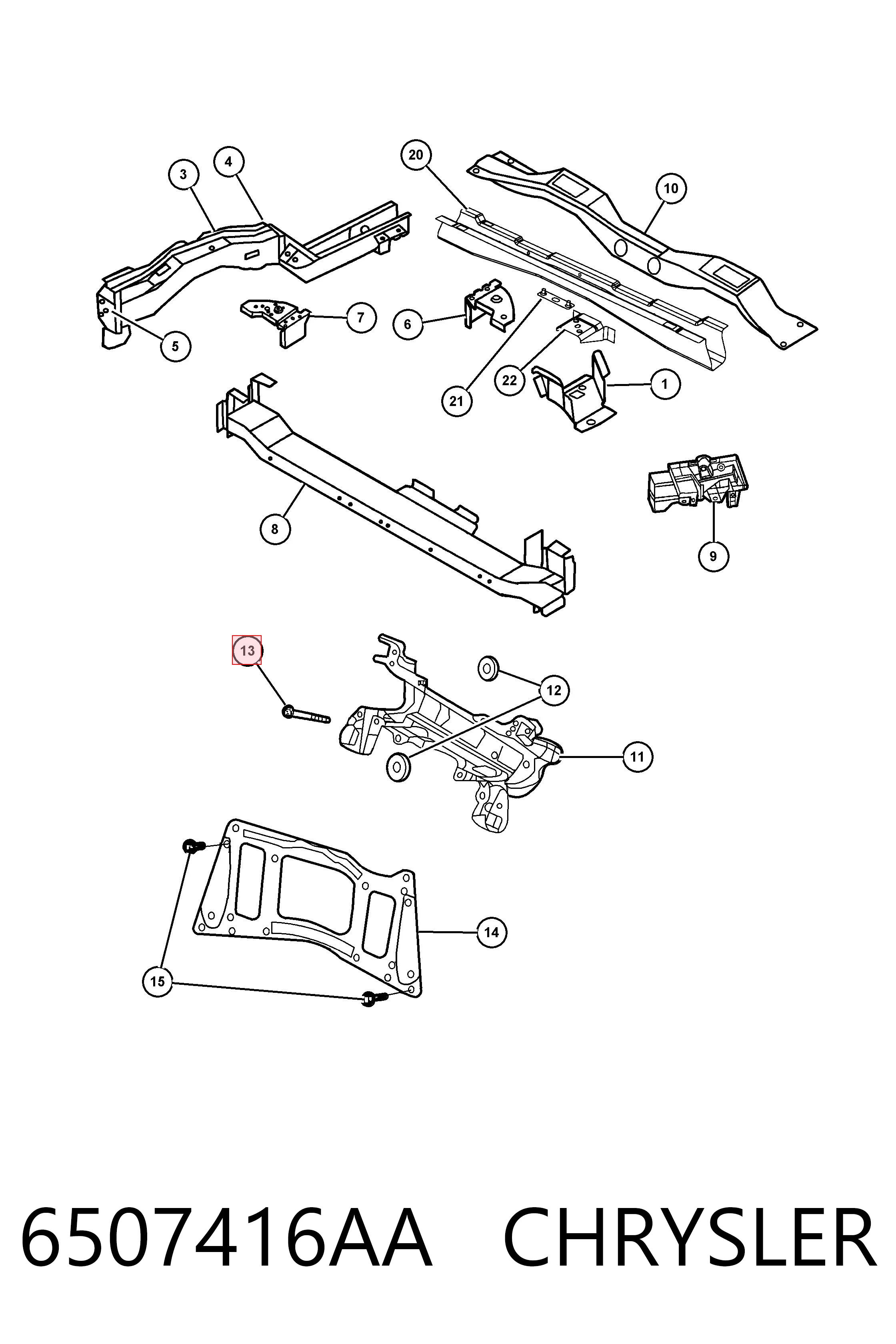 Купить K06507416AA Fiat/Alfa/Lancia 