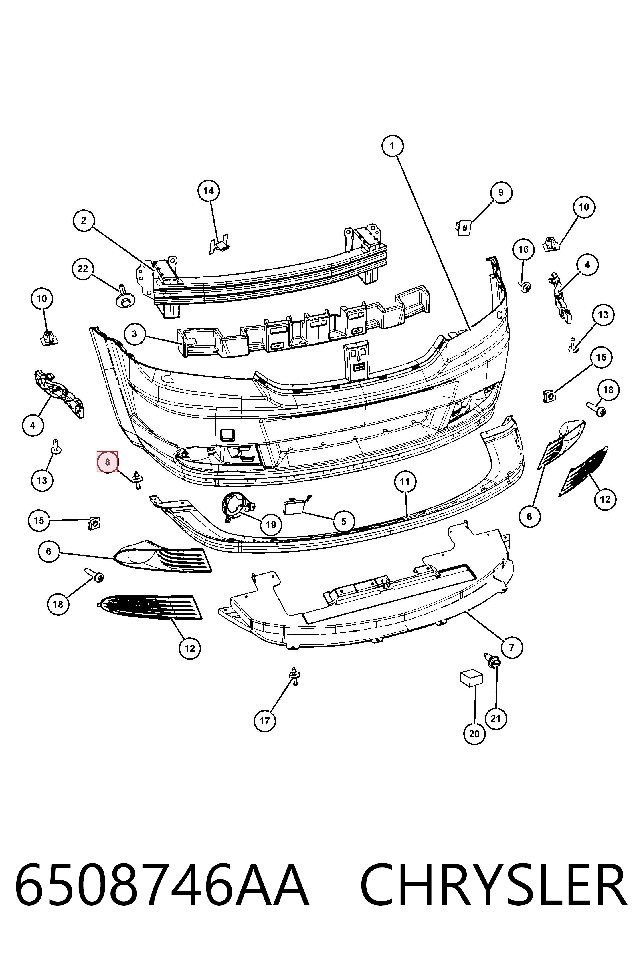 6508746AA Chrysler 