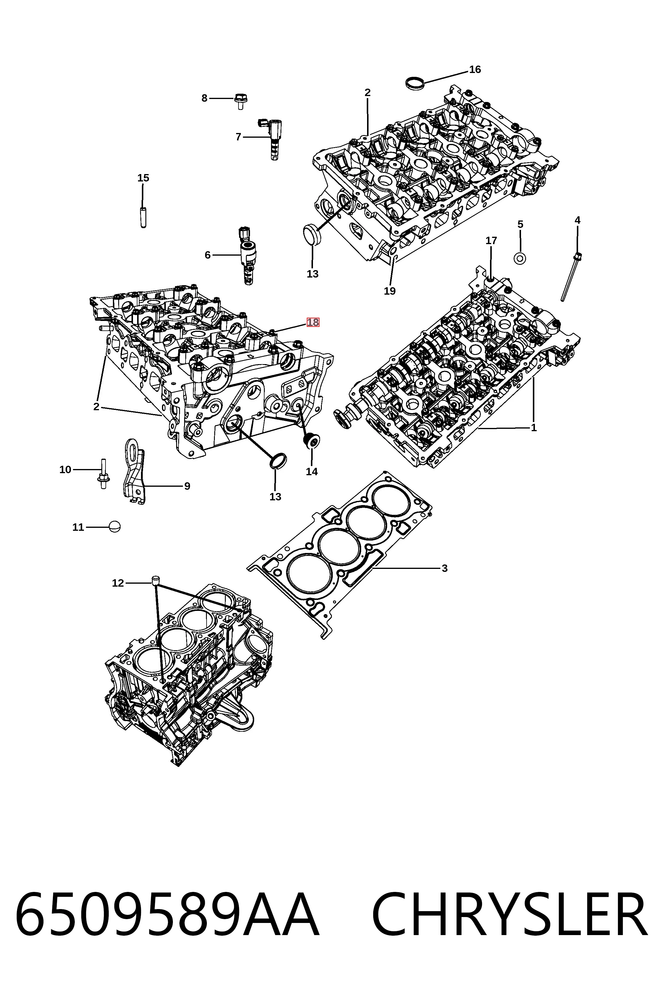 6509589AA Chrysler