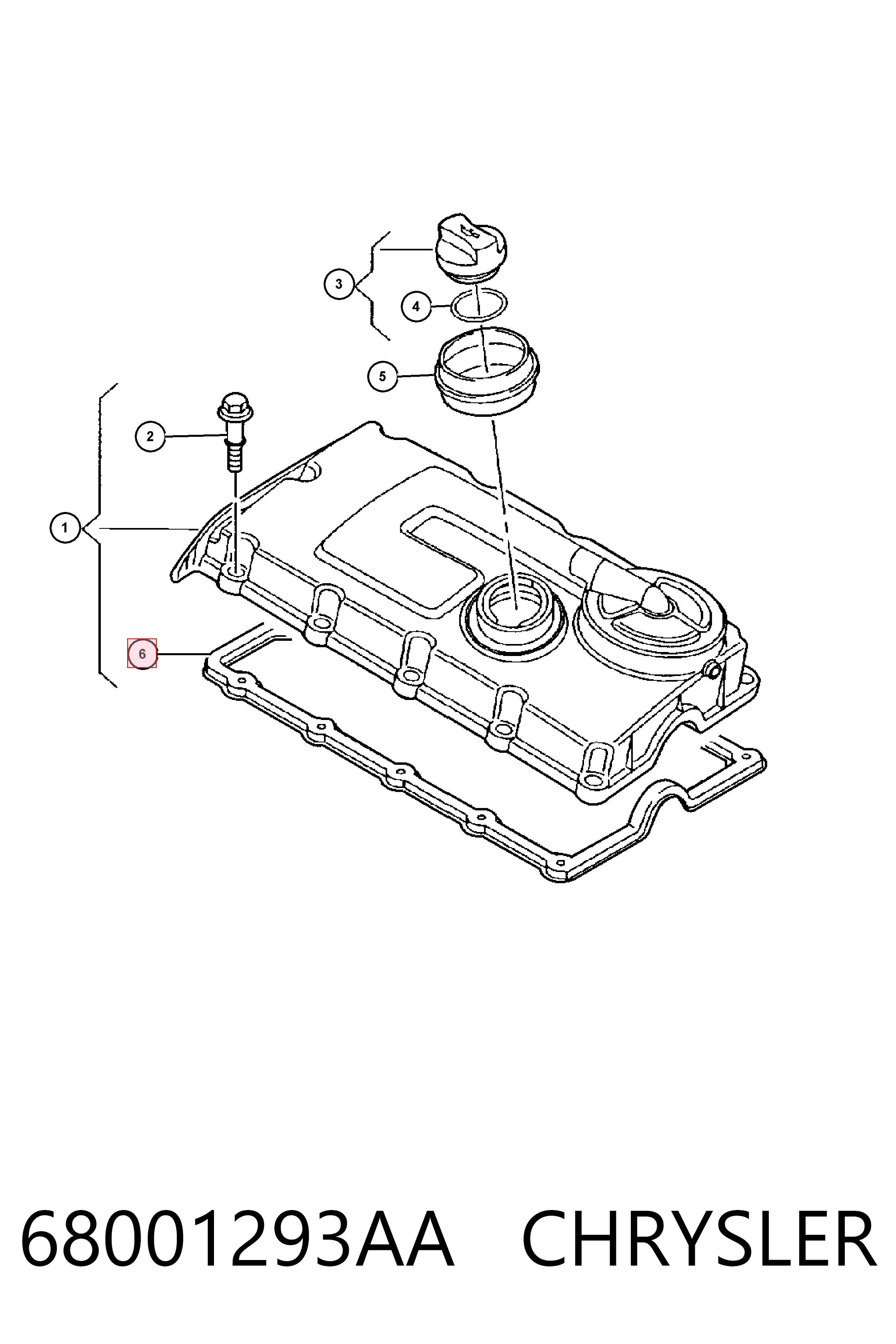 Прокладка крышки клапана на Seat Toledo III 5P2