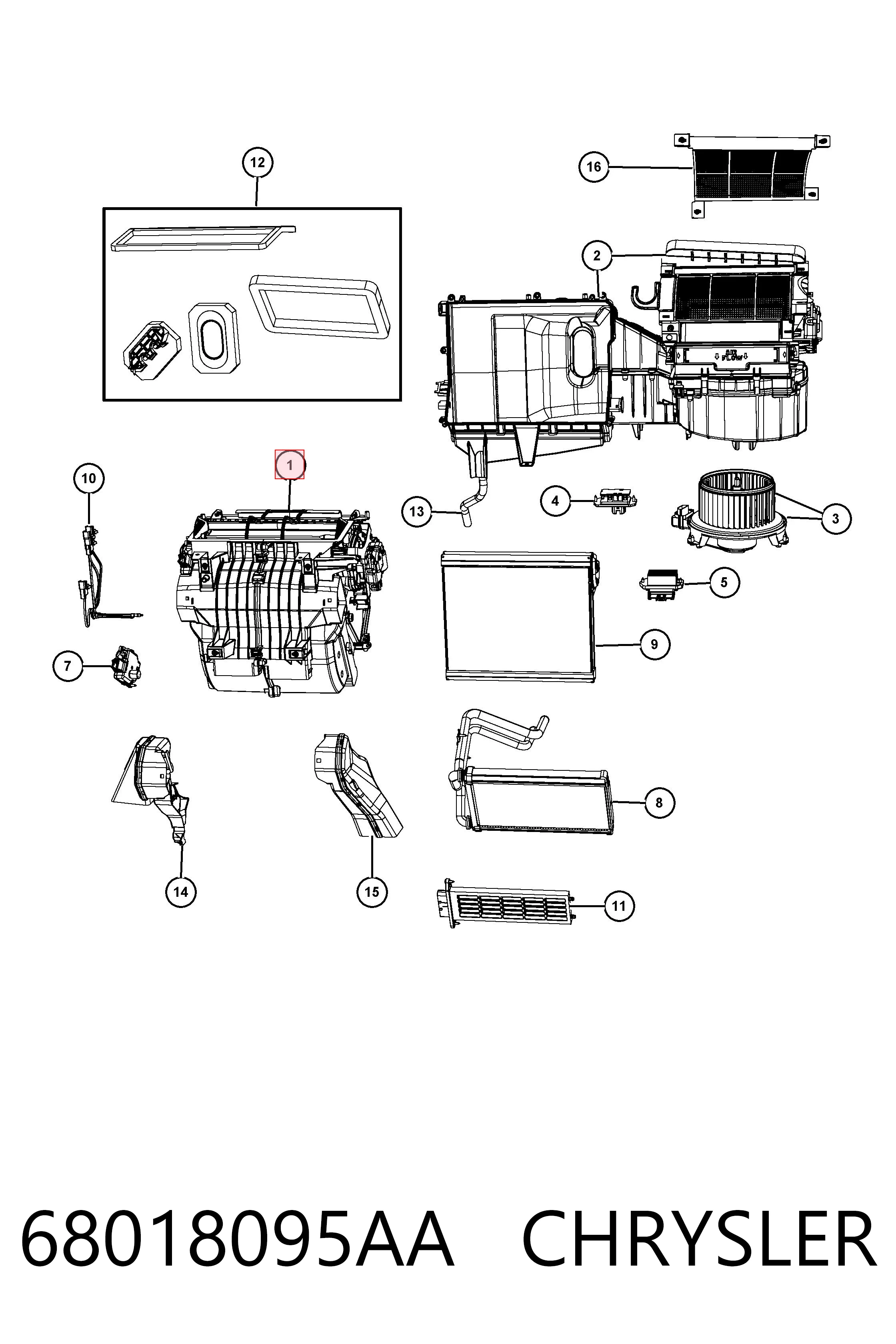 68018095AA Chrysler 